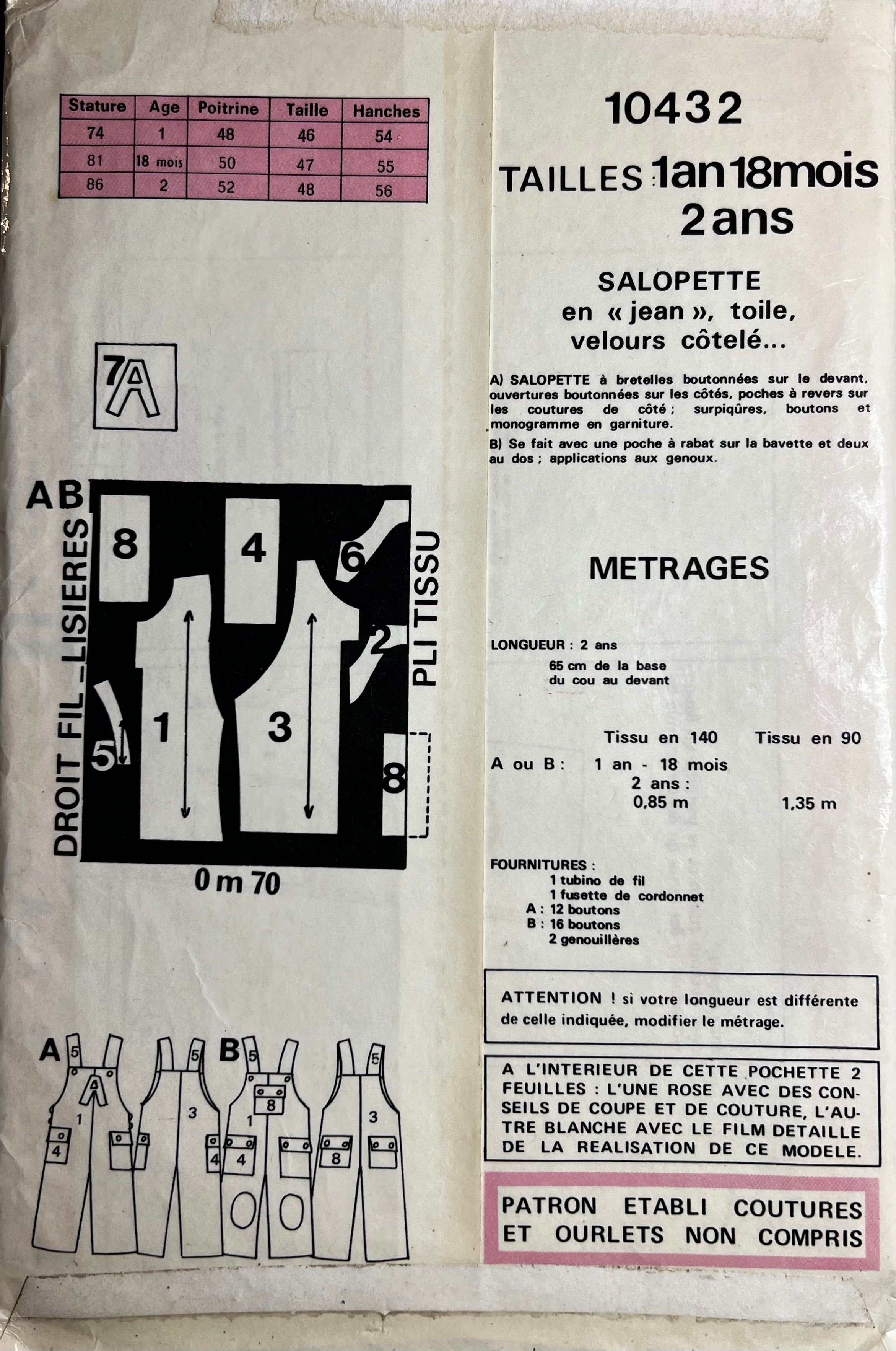 Verso de la pochette