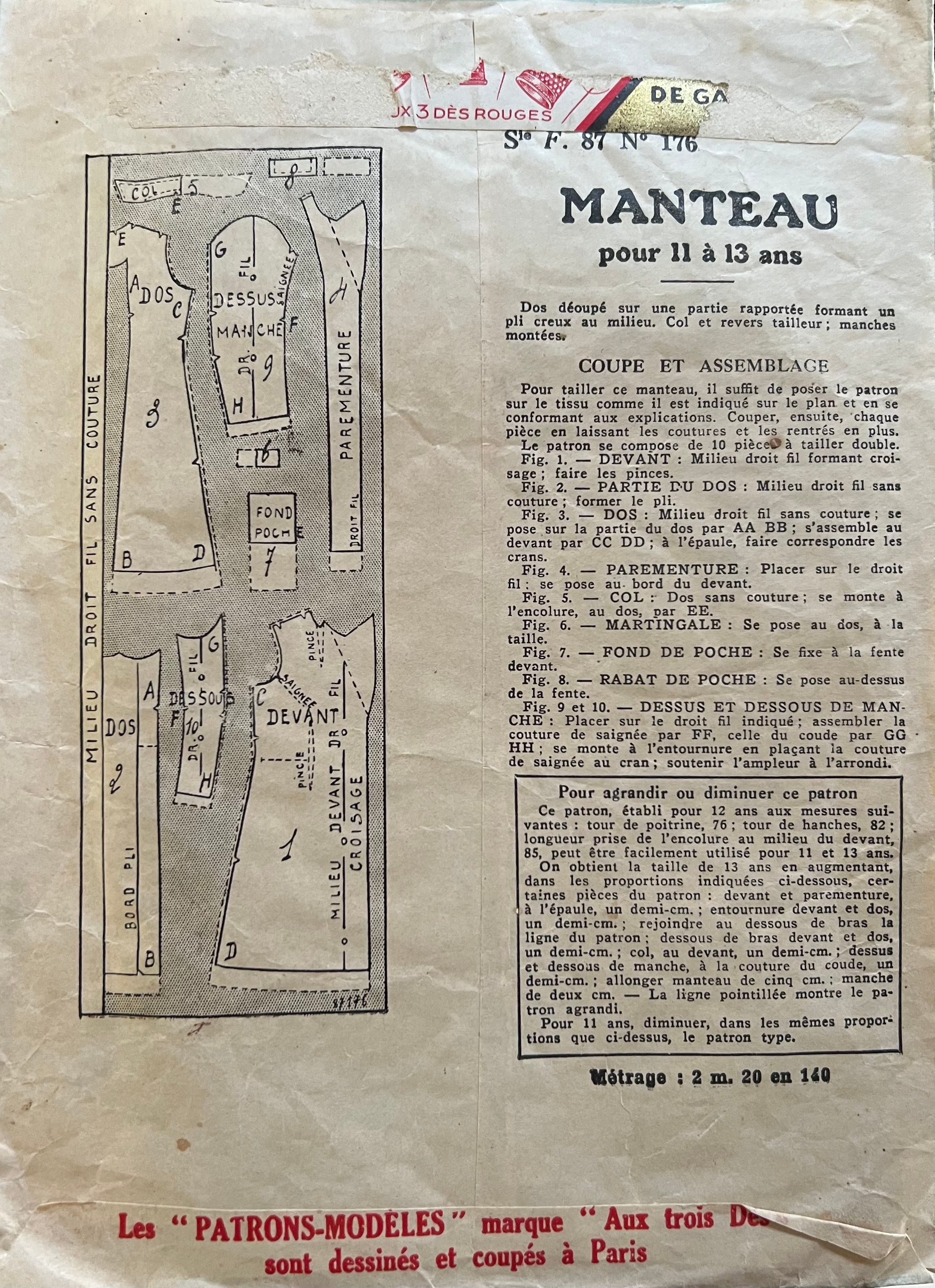 Verso de la pochette