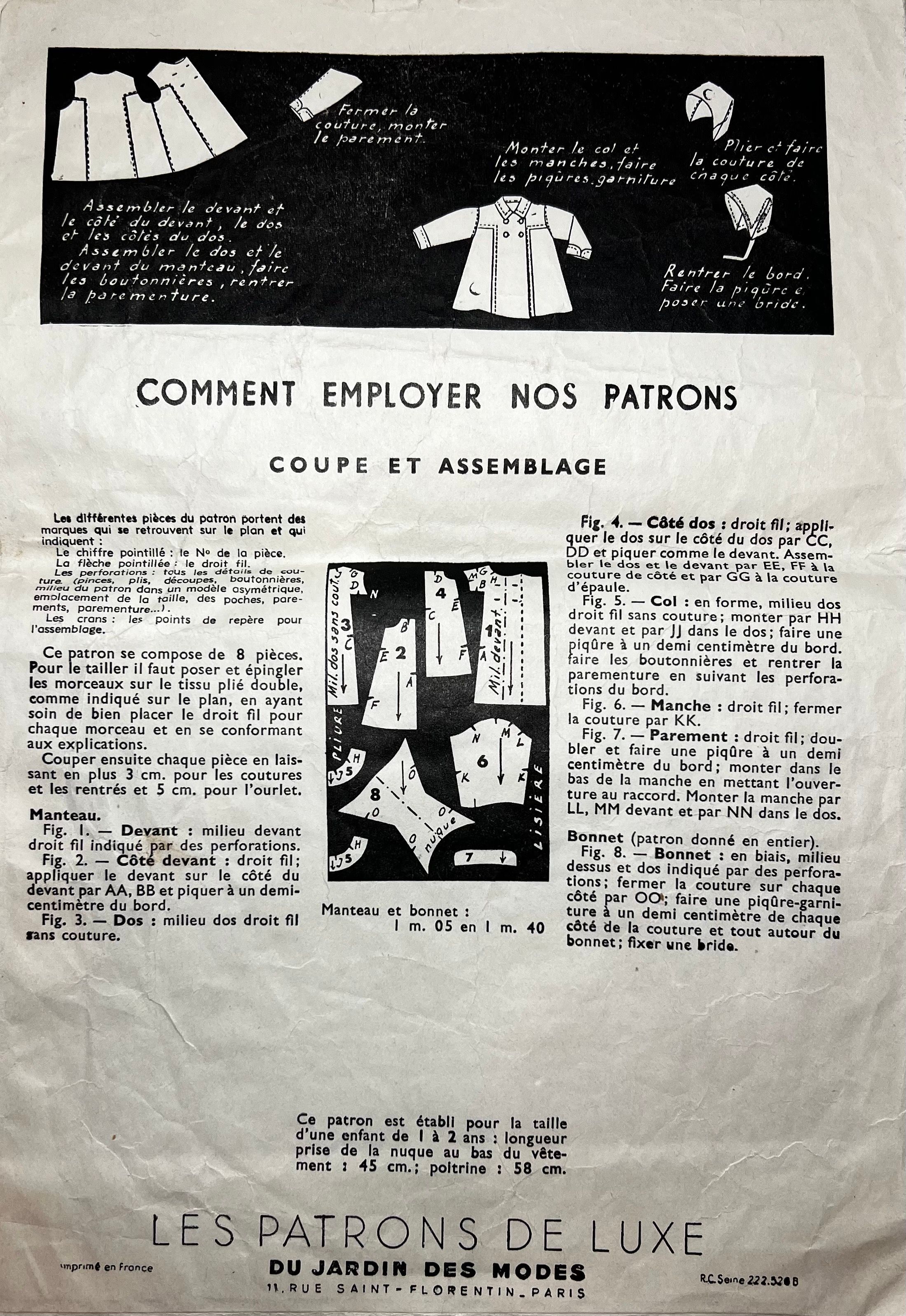 Verso de la pochette