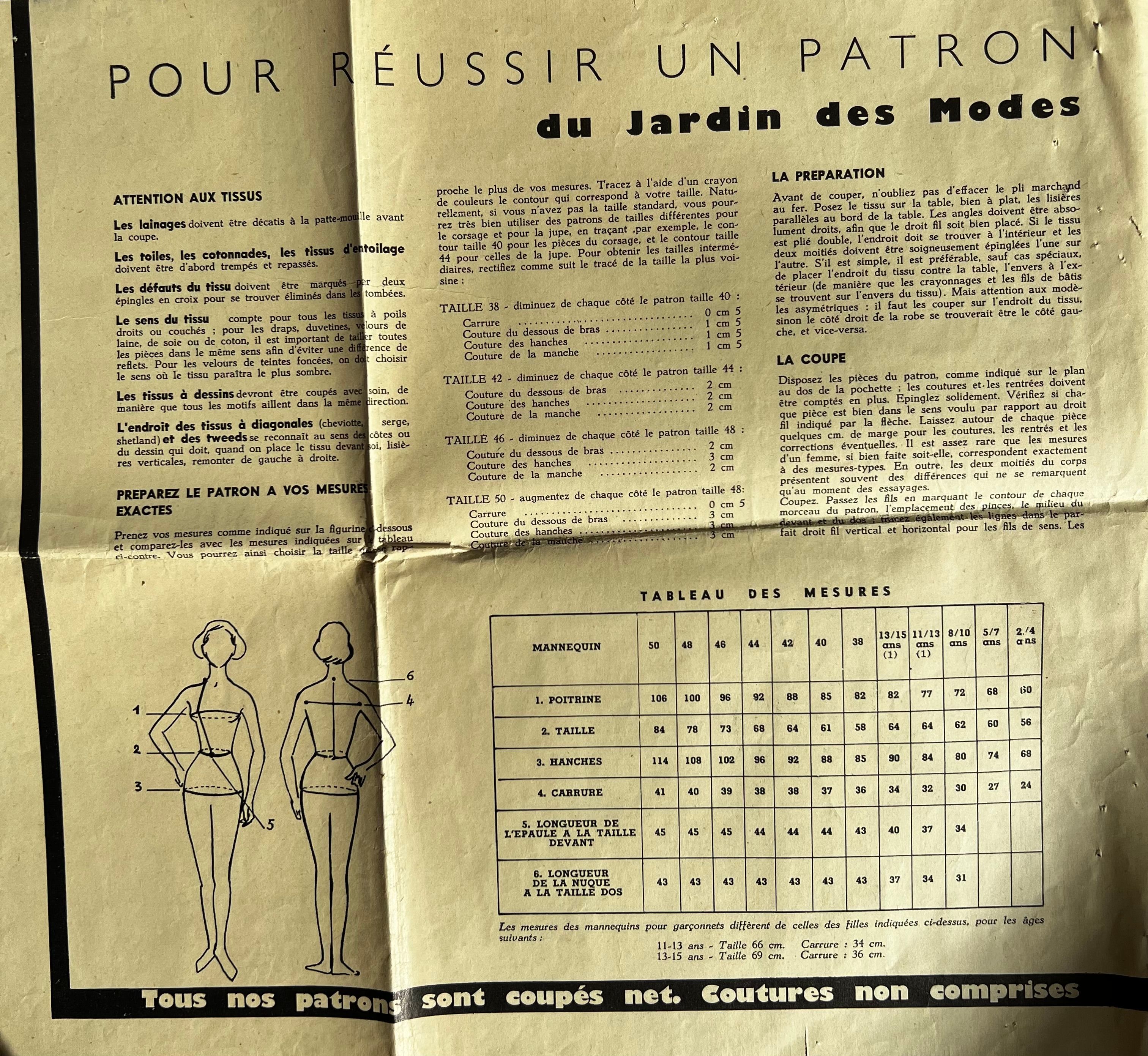 Verso de la pochette