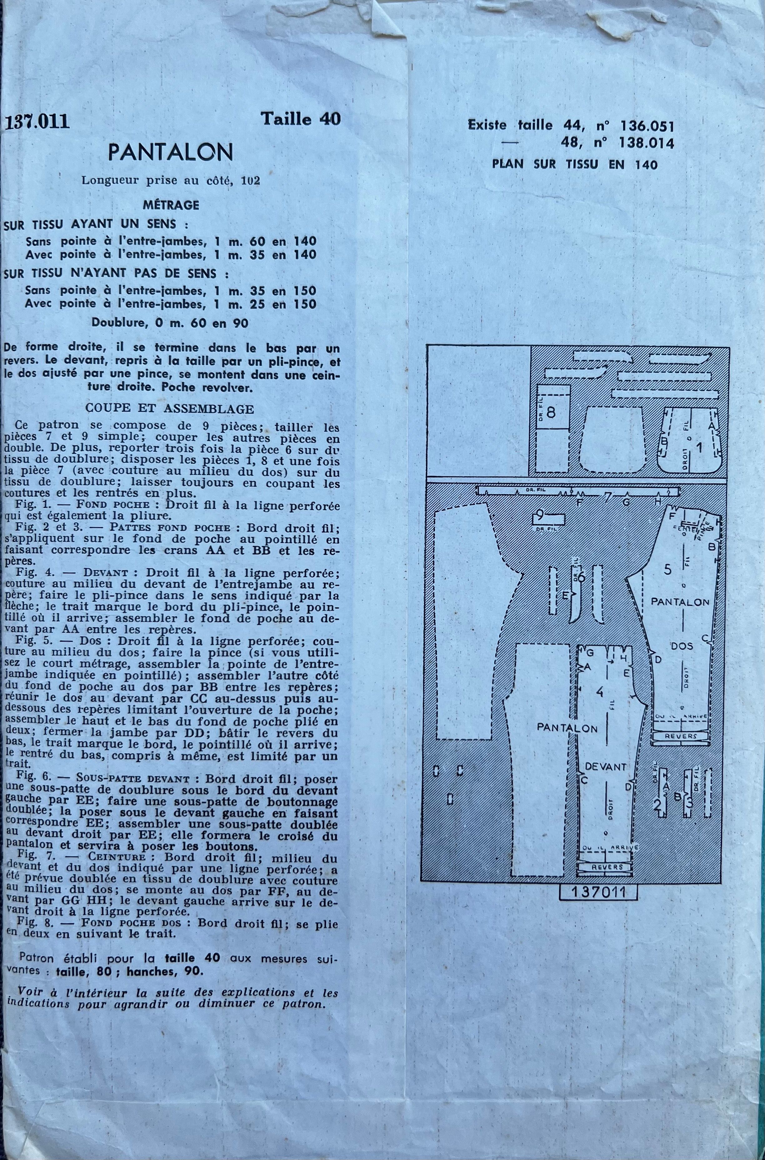 Verso de la pochette