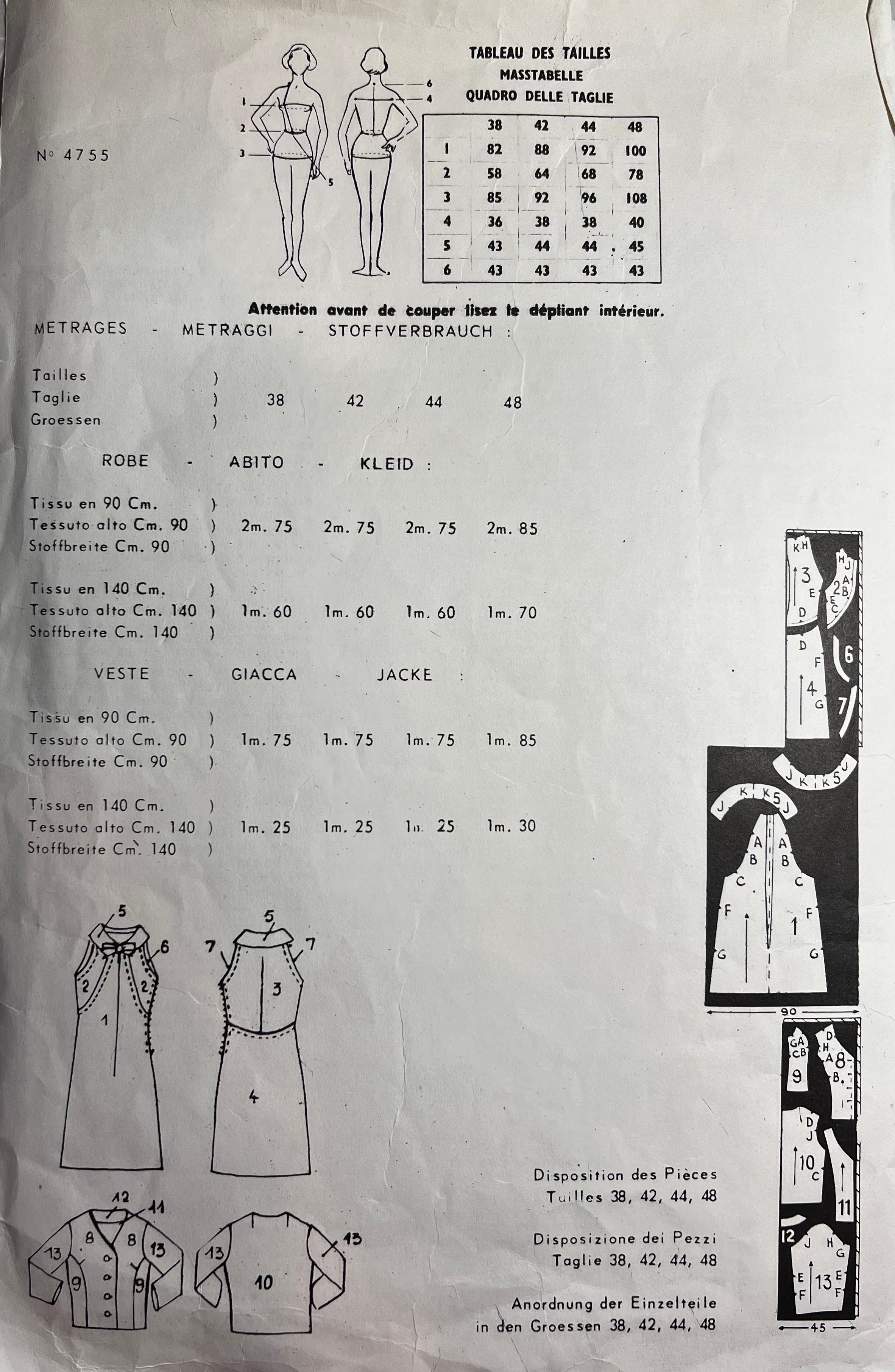 Verso de la pochette