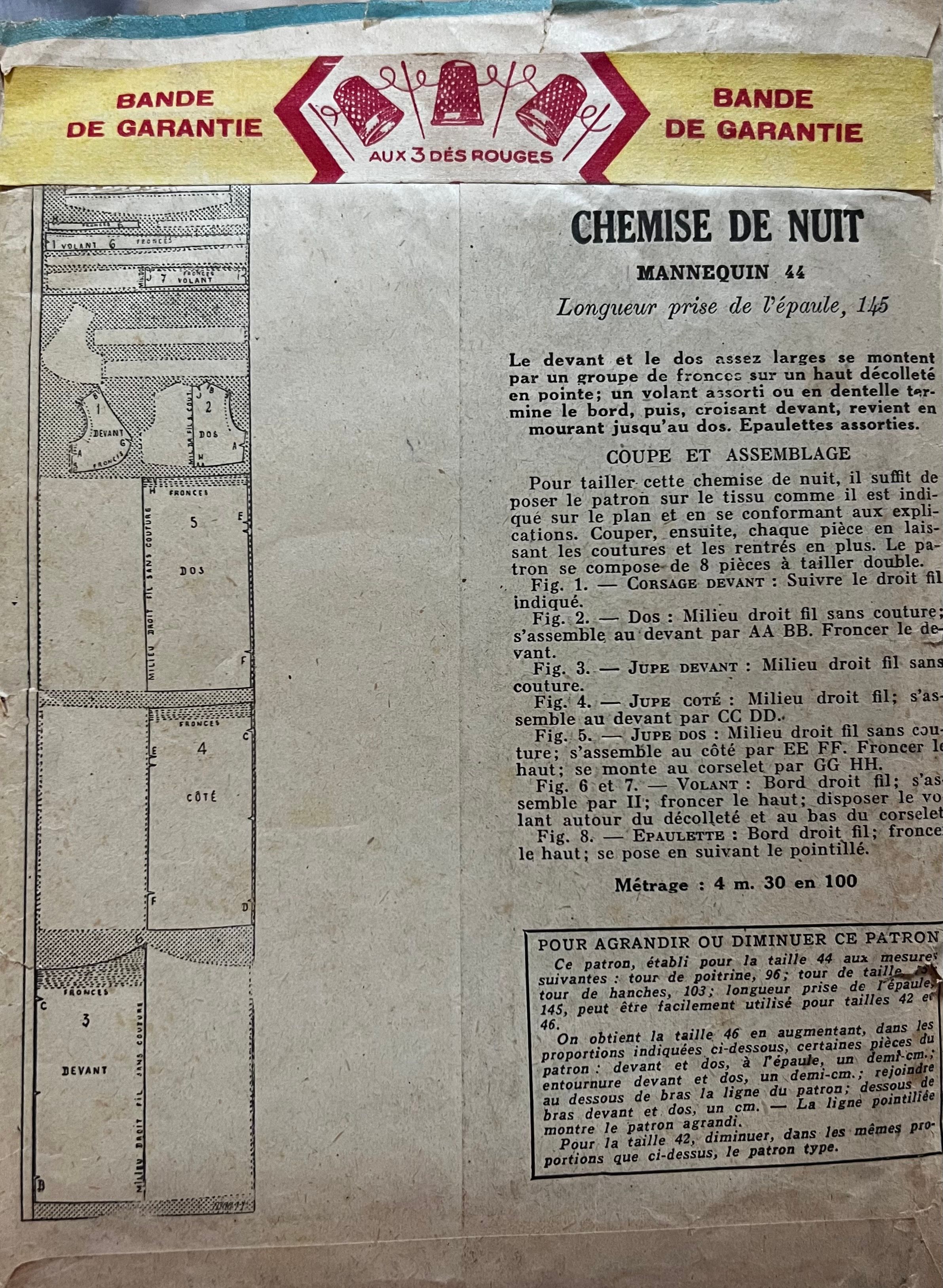 Verso de la pochette