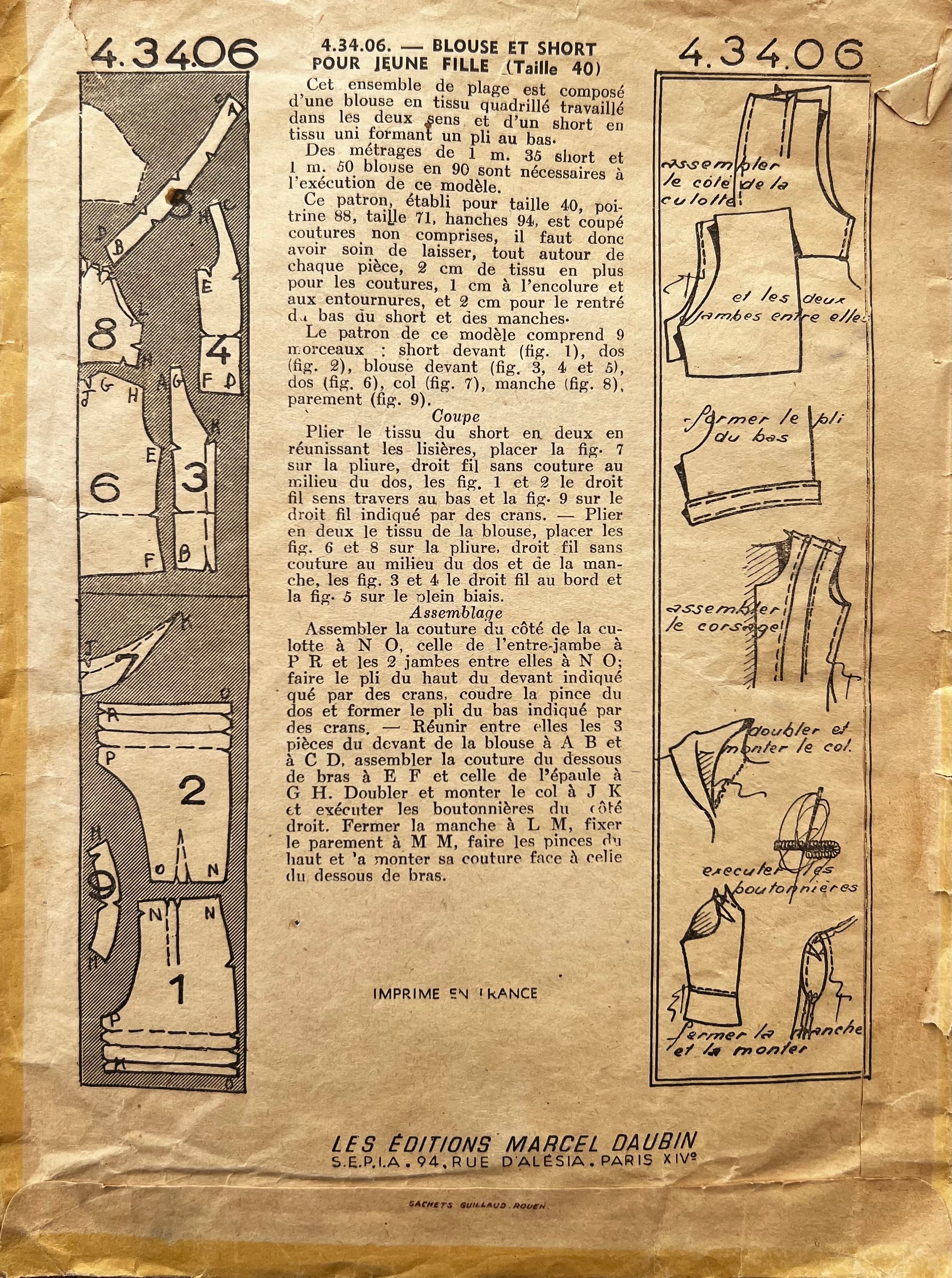 Envelope back