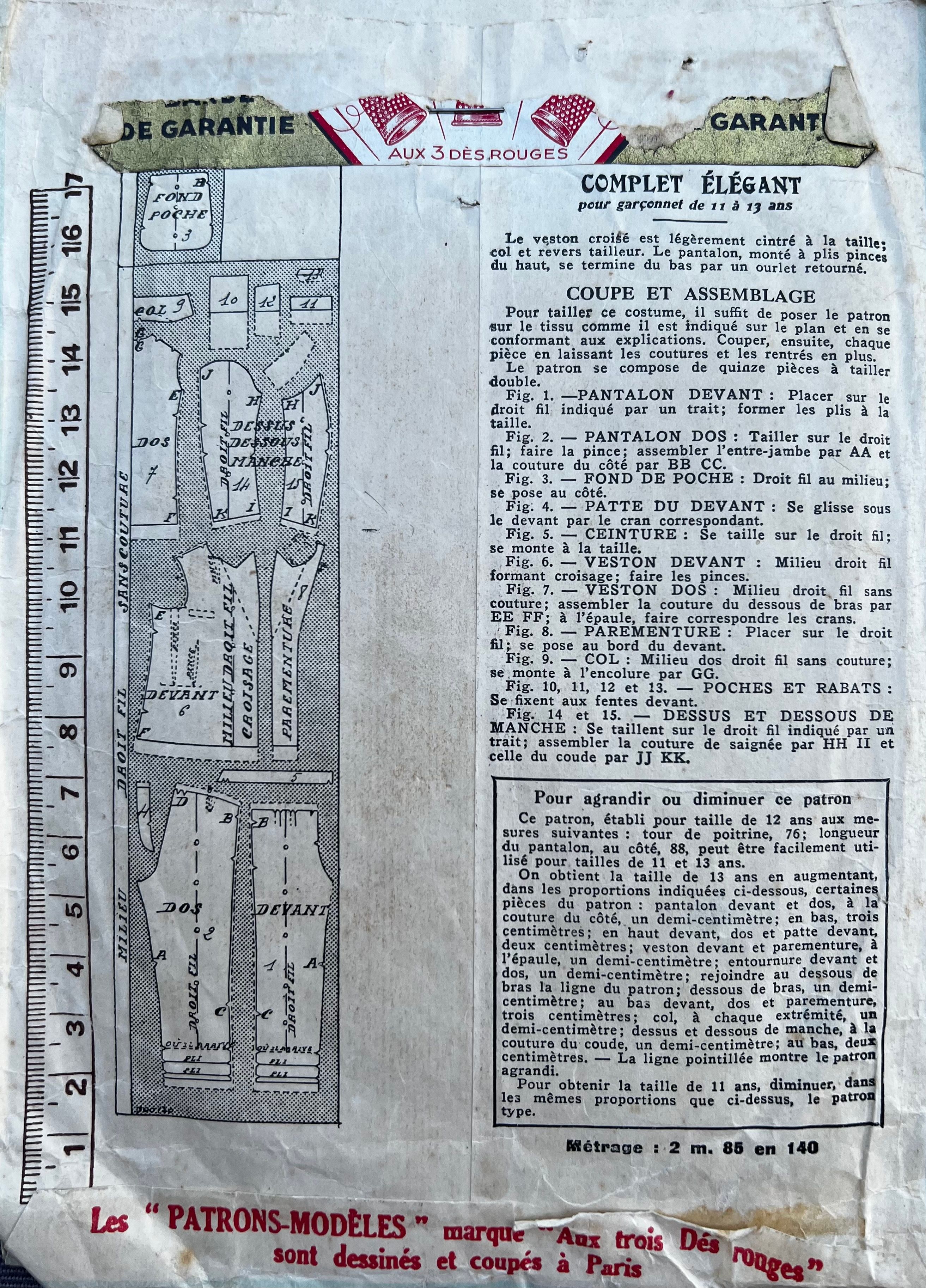 Verso de la pochette