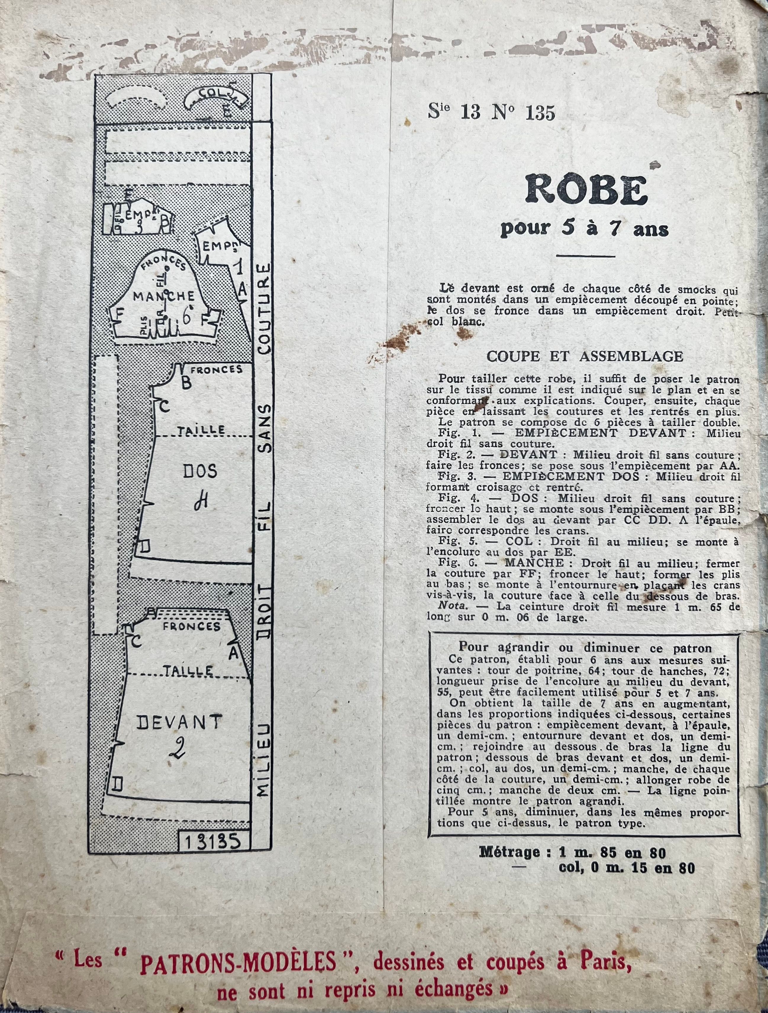 Verso de la pochette