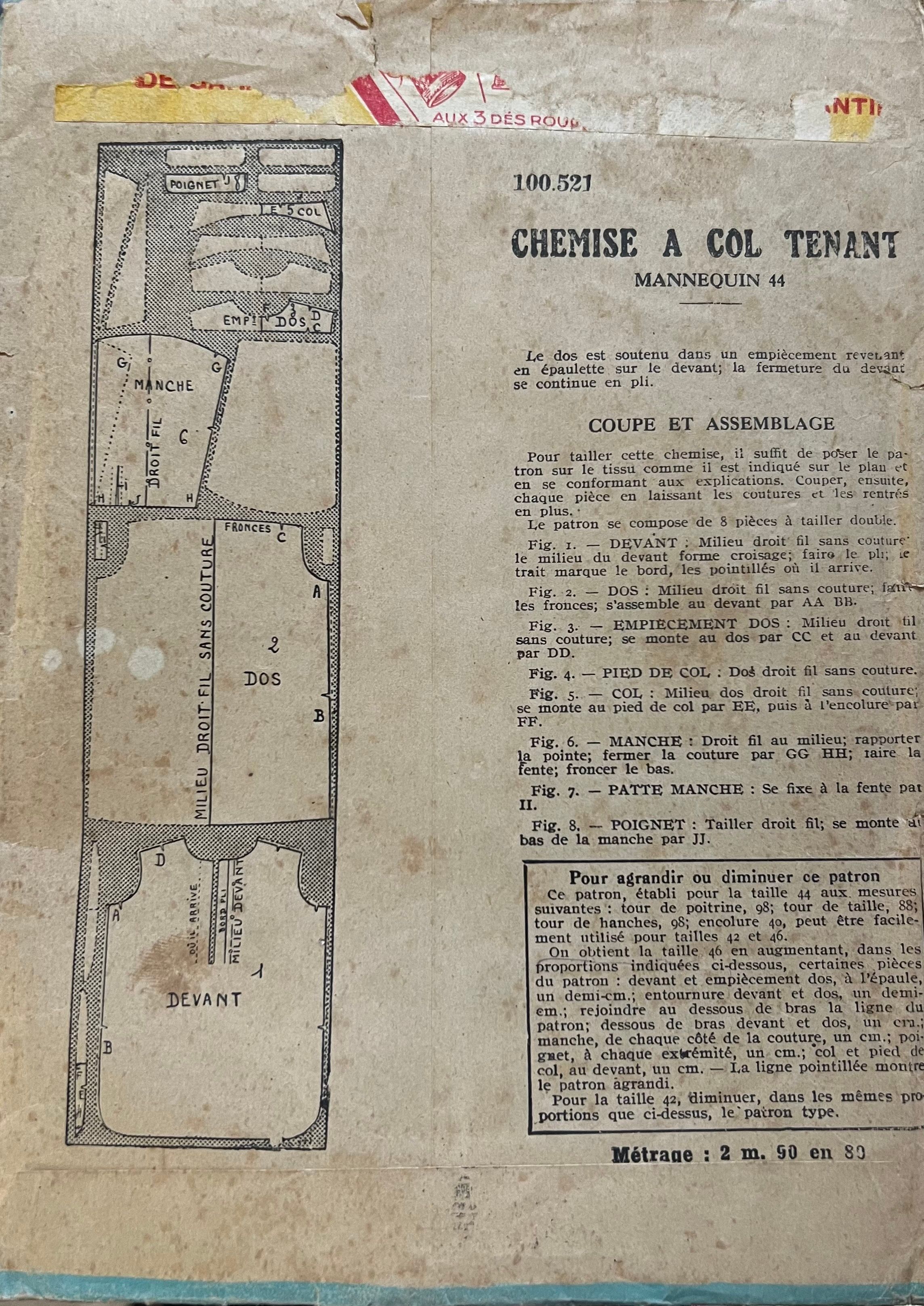Verso de la pochette