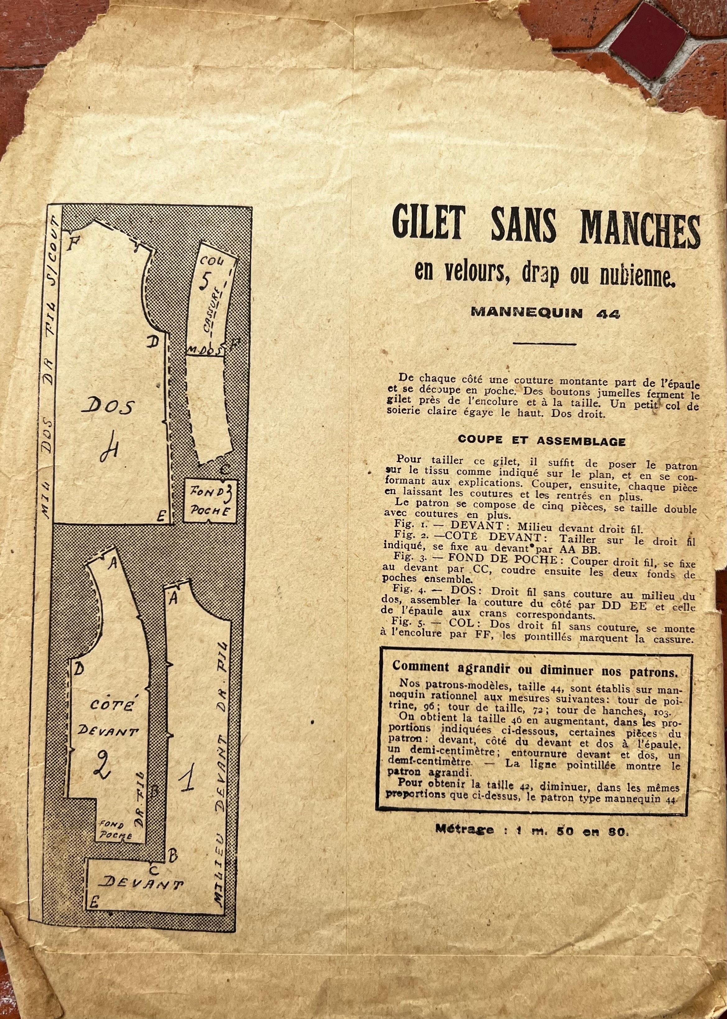 Verso de la pochette