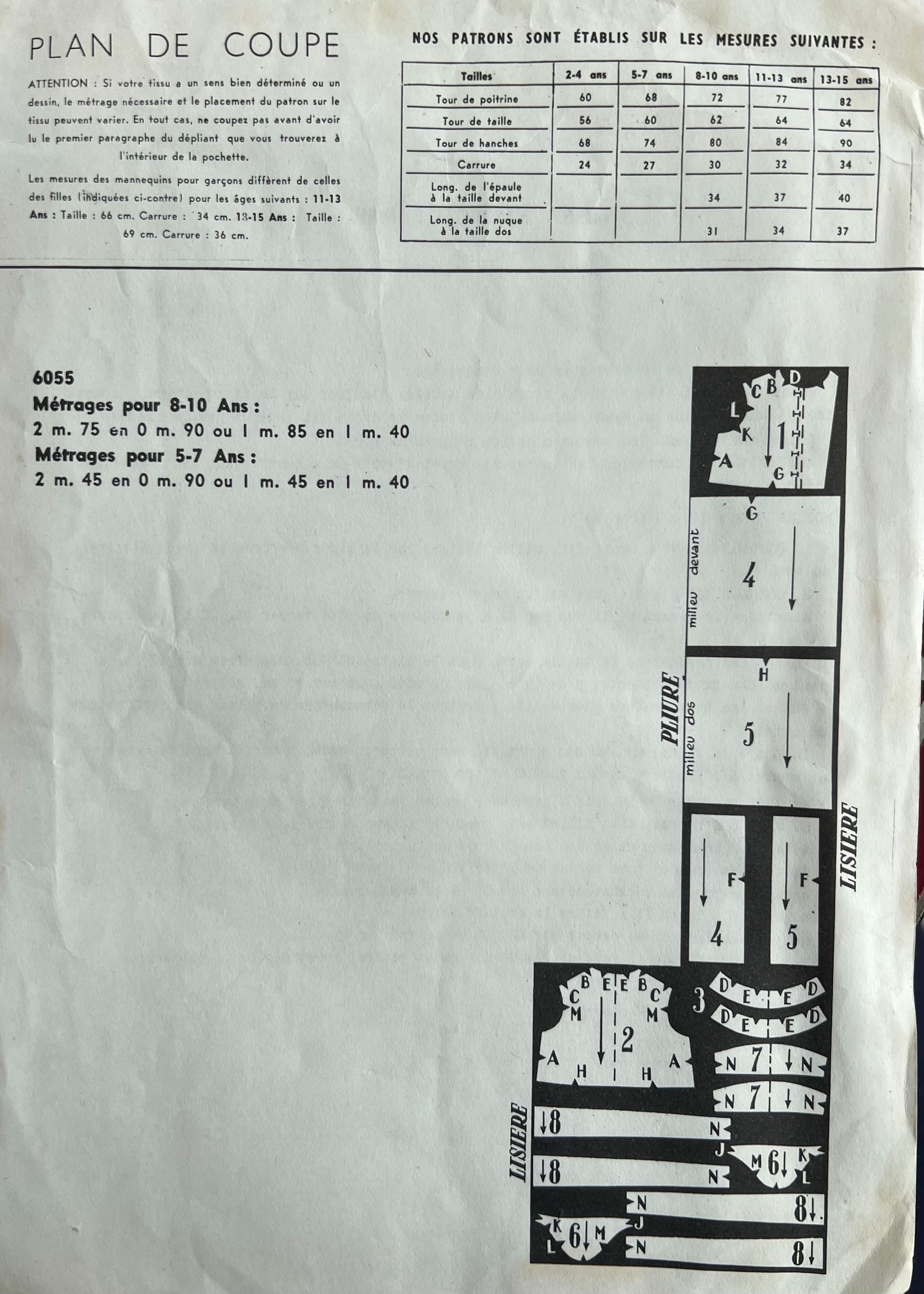 Verso de la pochette