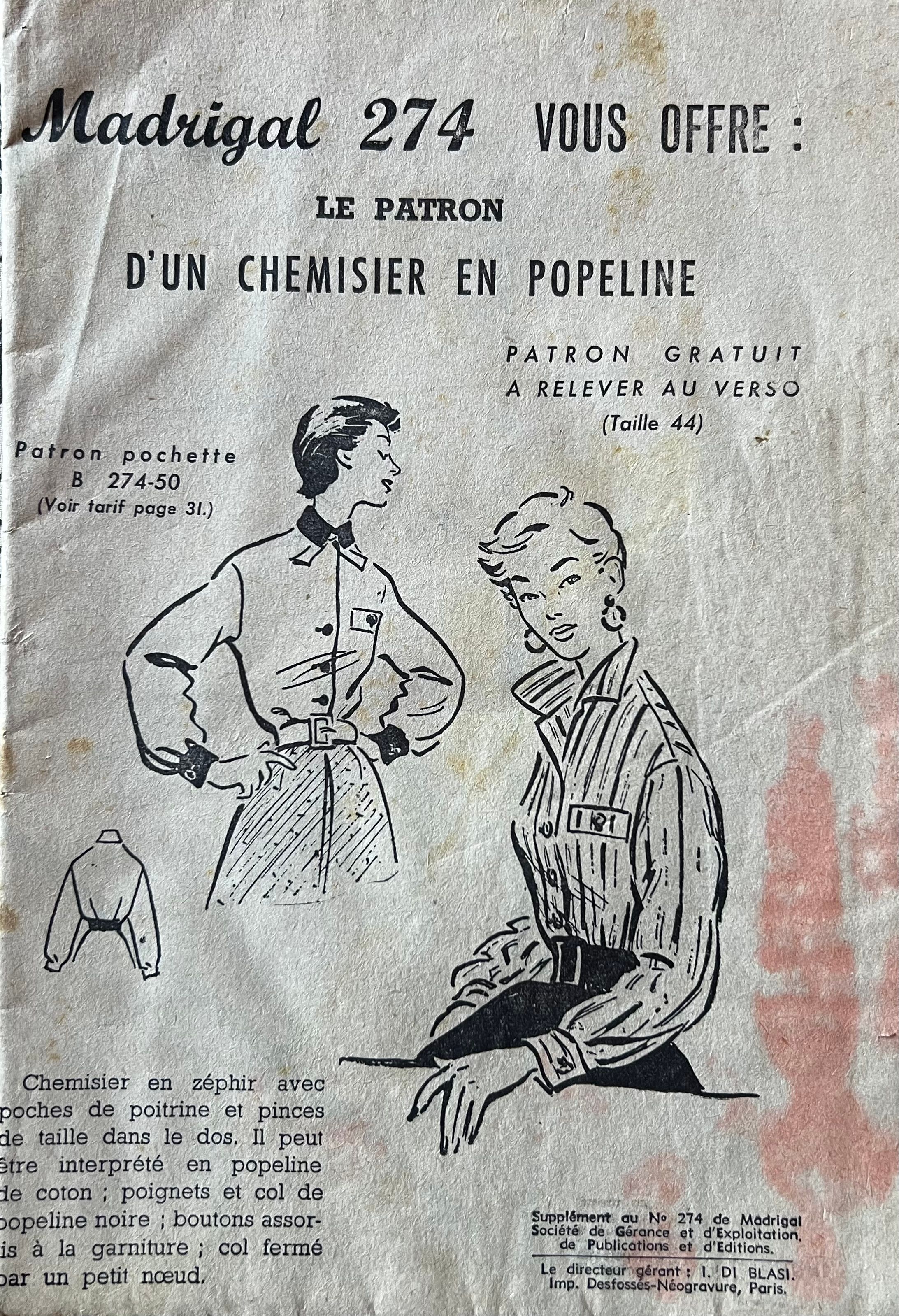 Recto de la pochette