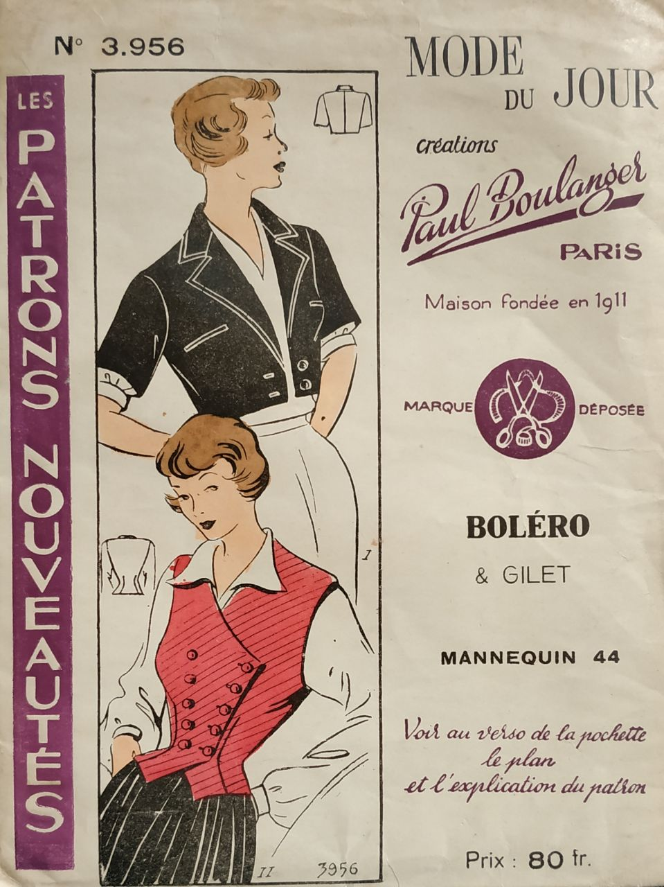 Recto de la pochette