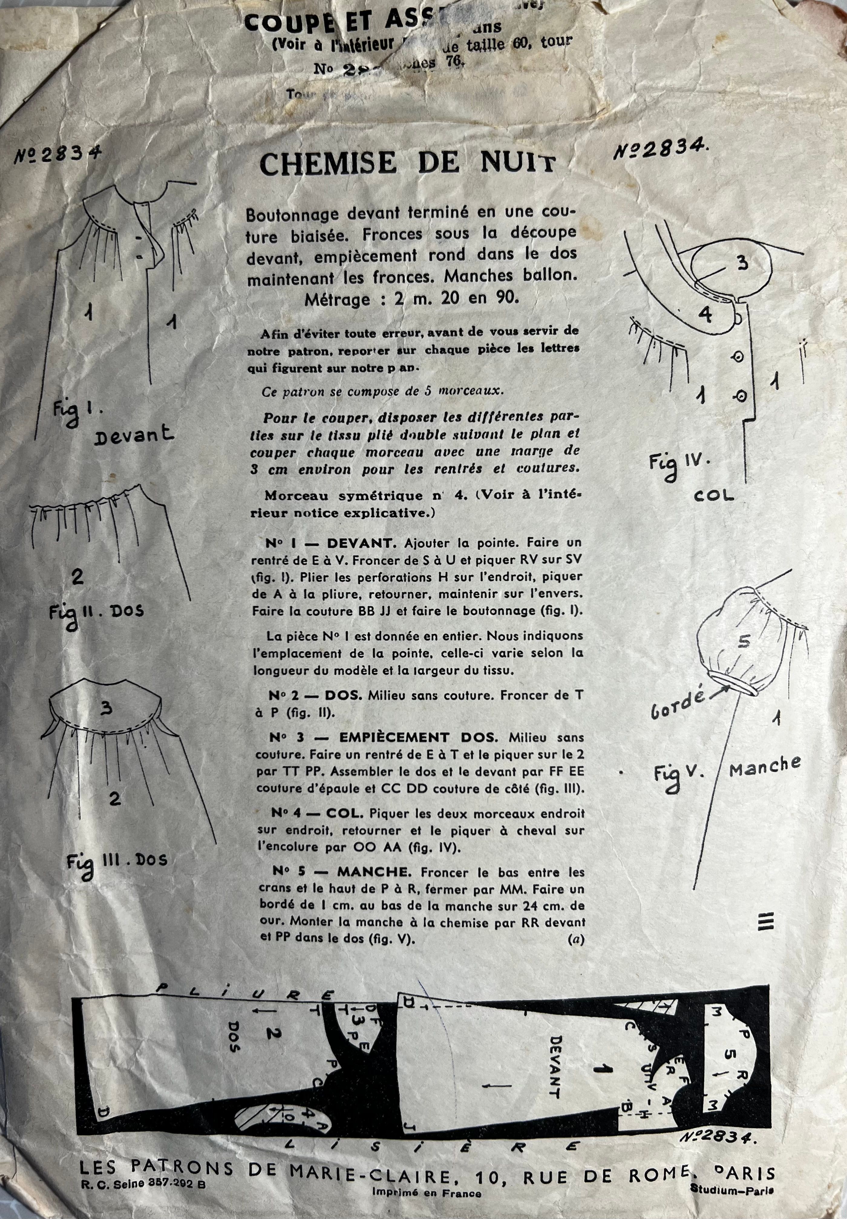 Verso de la pochette