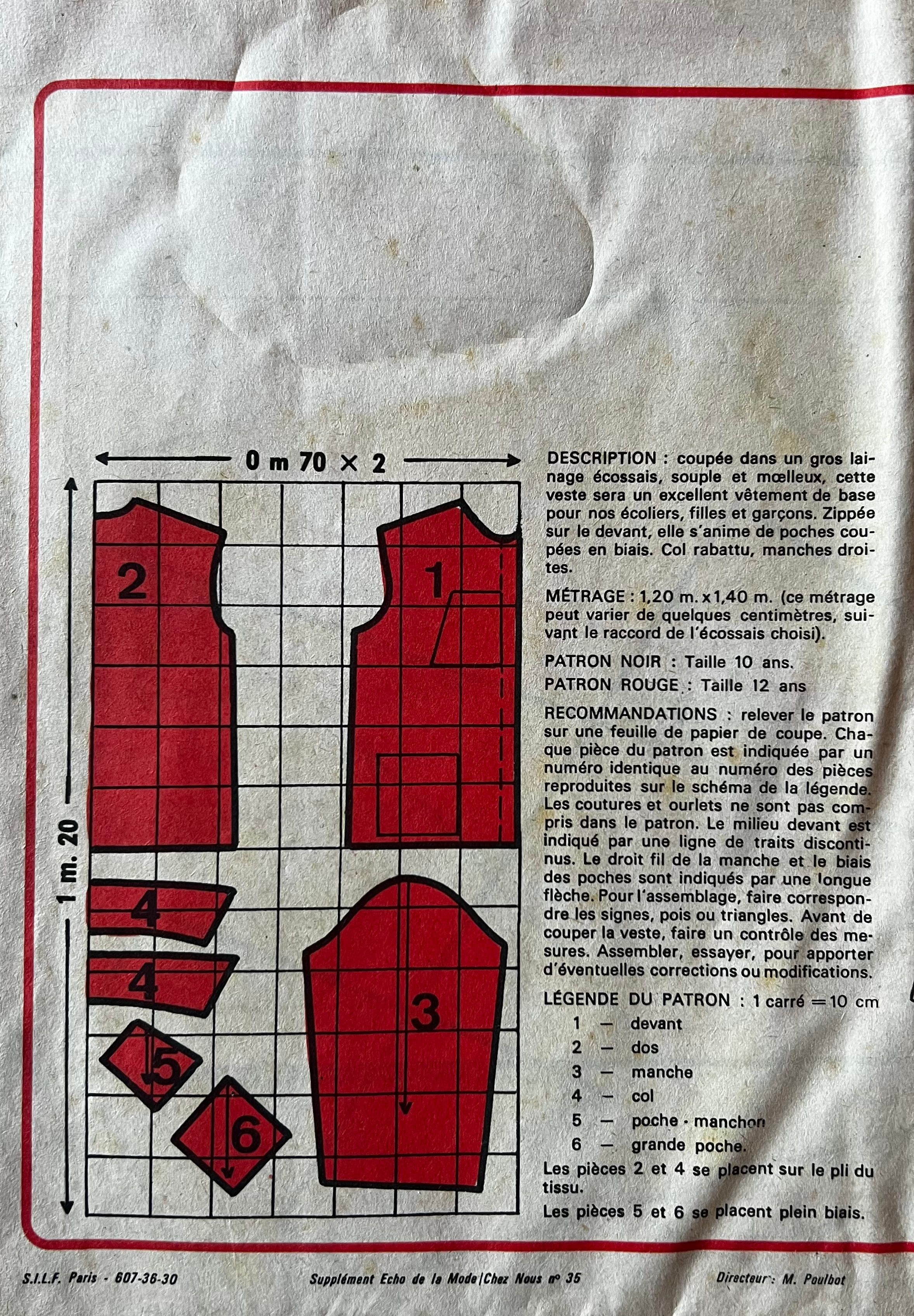 Verso de la pochette