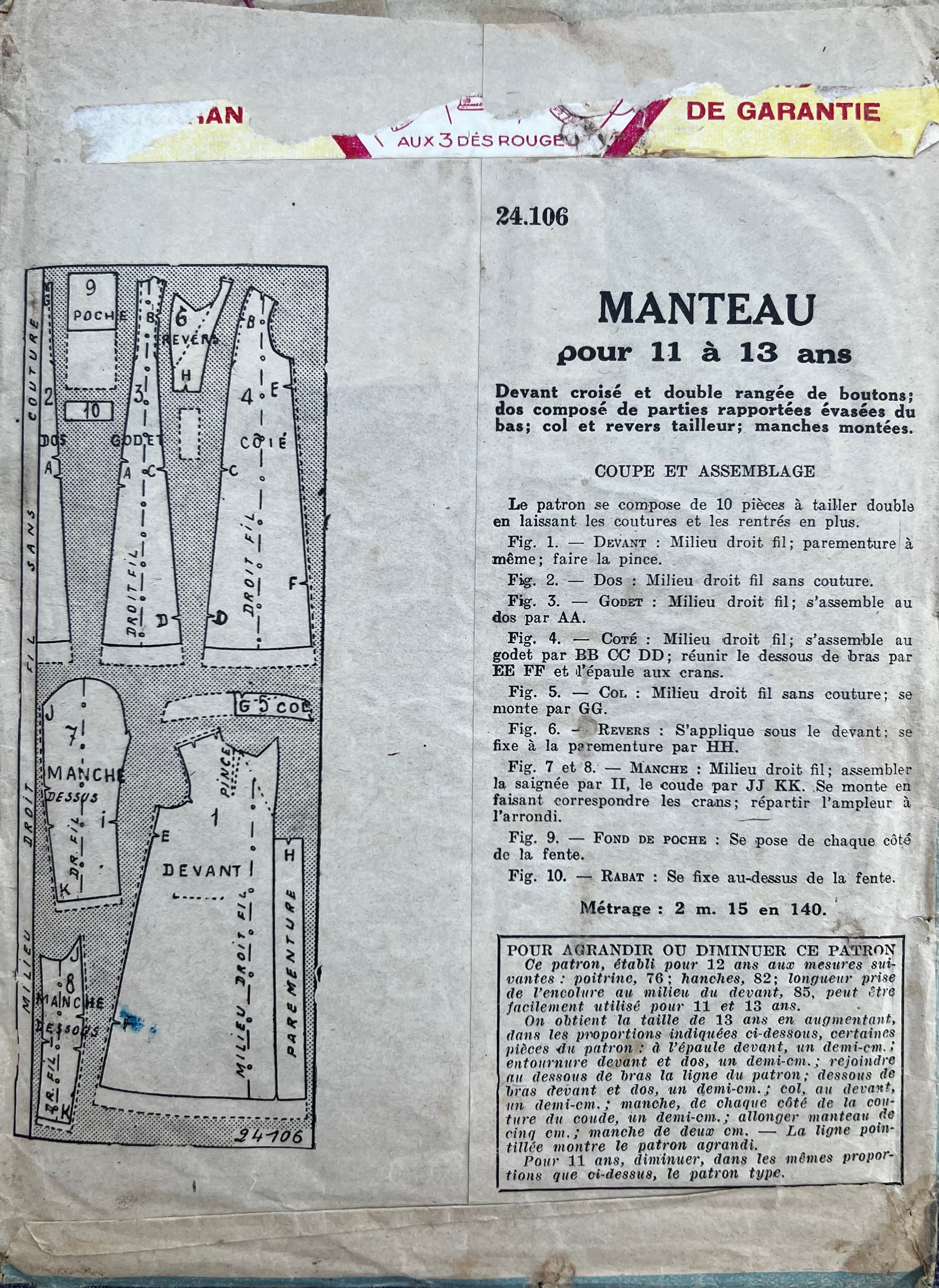 Verso de la pochette