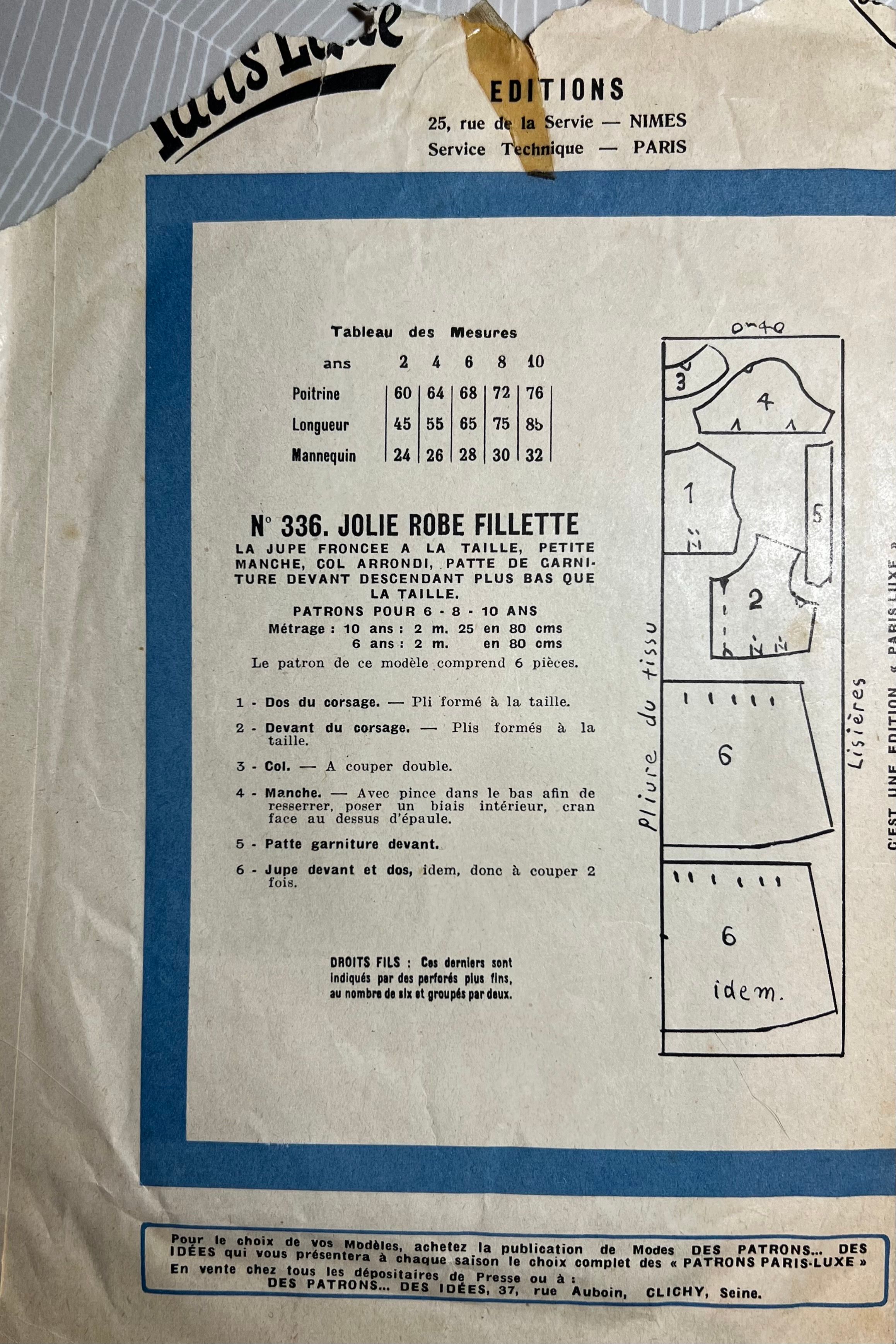 Verso de la pochette
