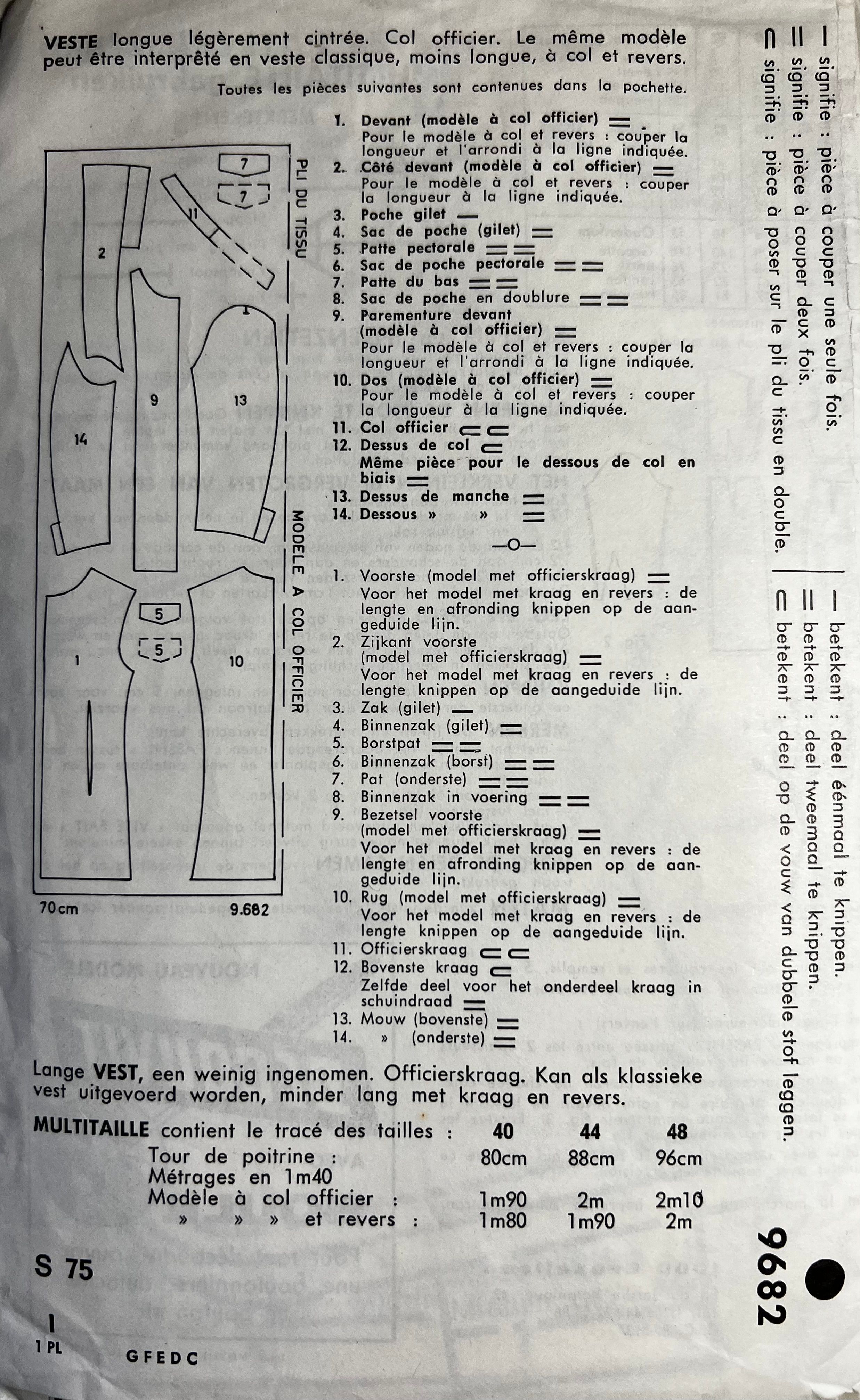 Verso de la pochette