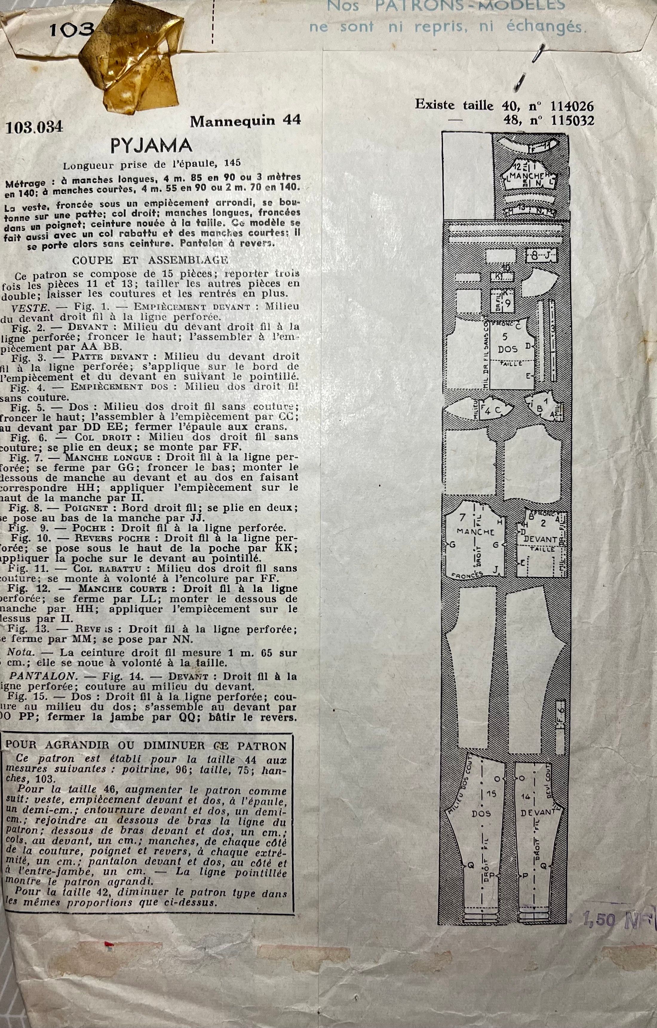 Verso de la pochette