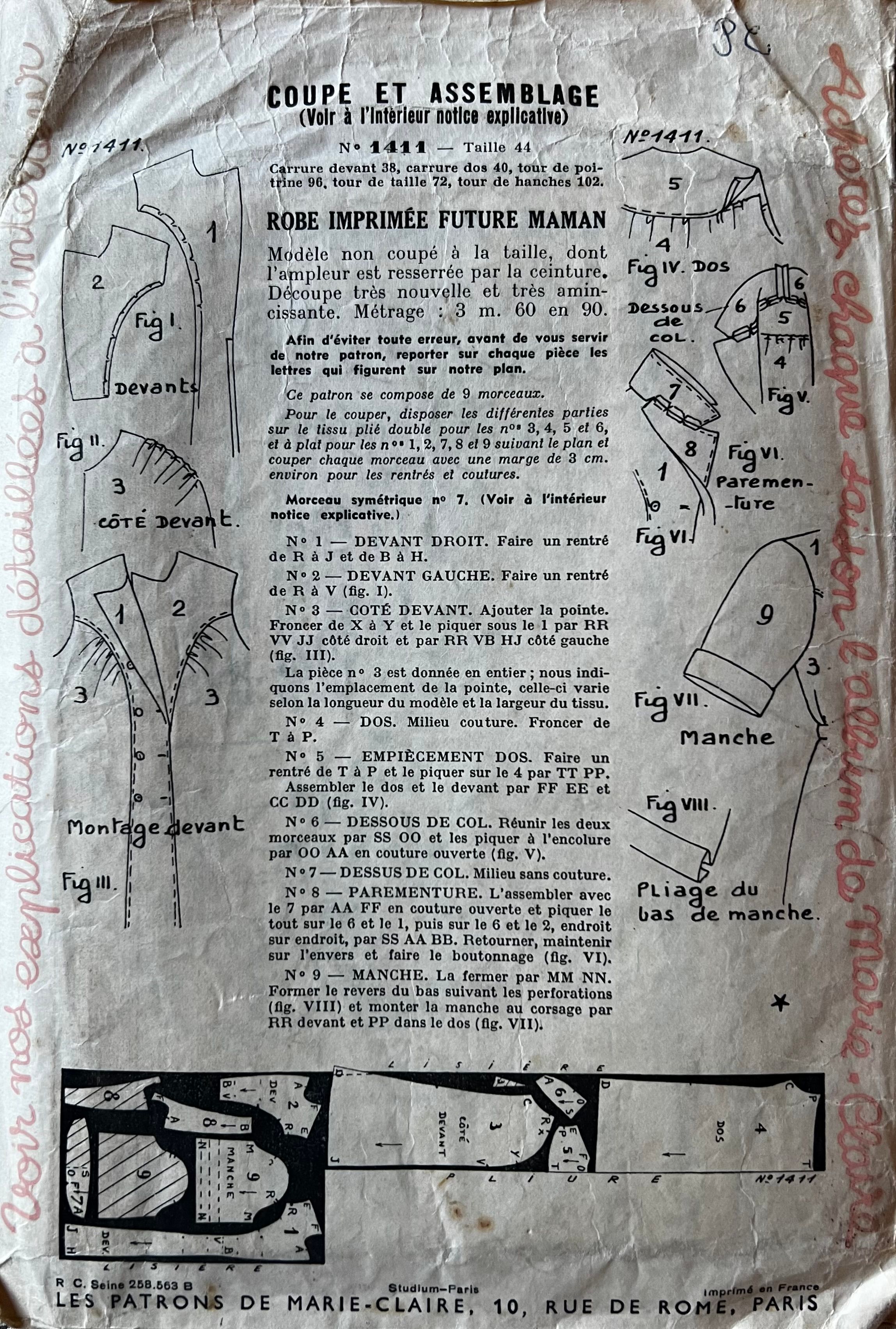 Verso de la pochette