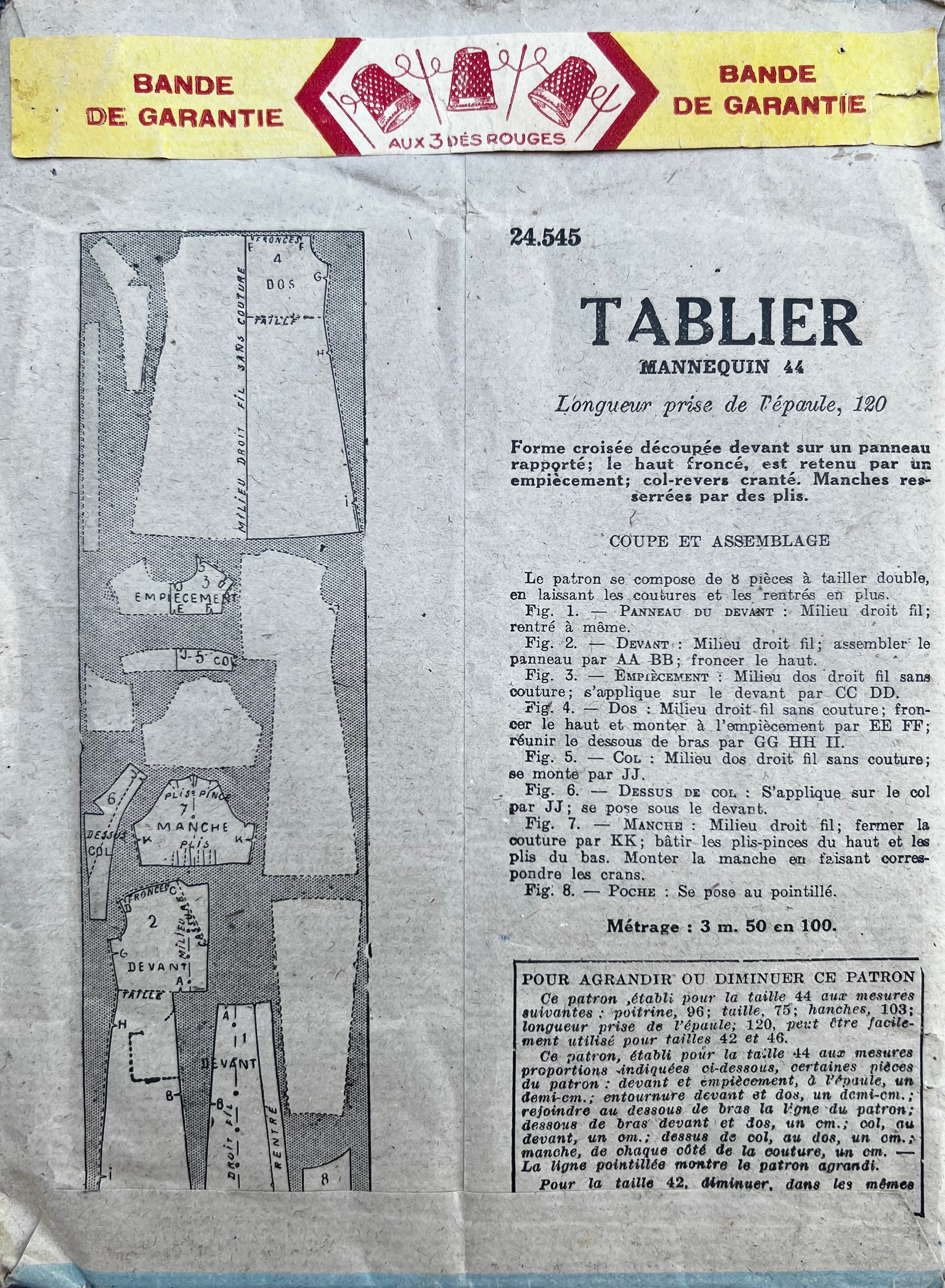 Verso de la pochette