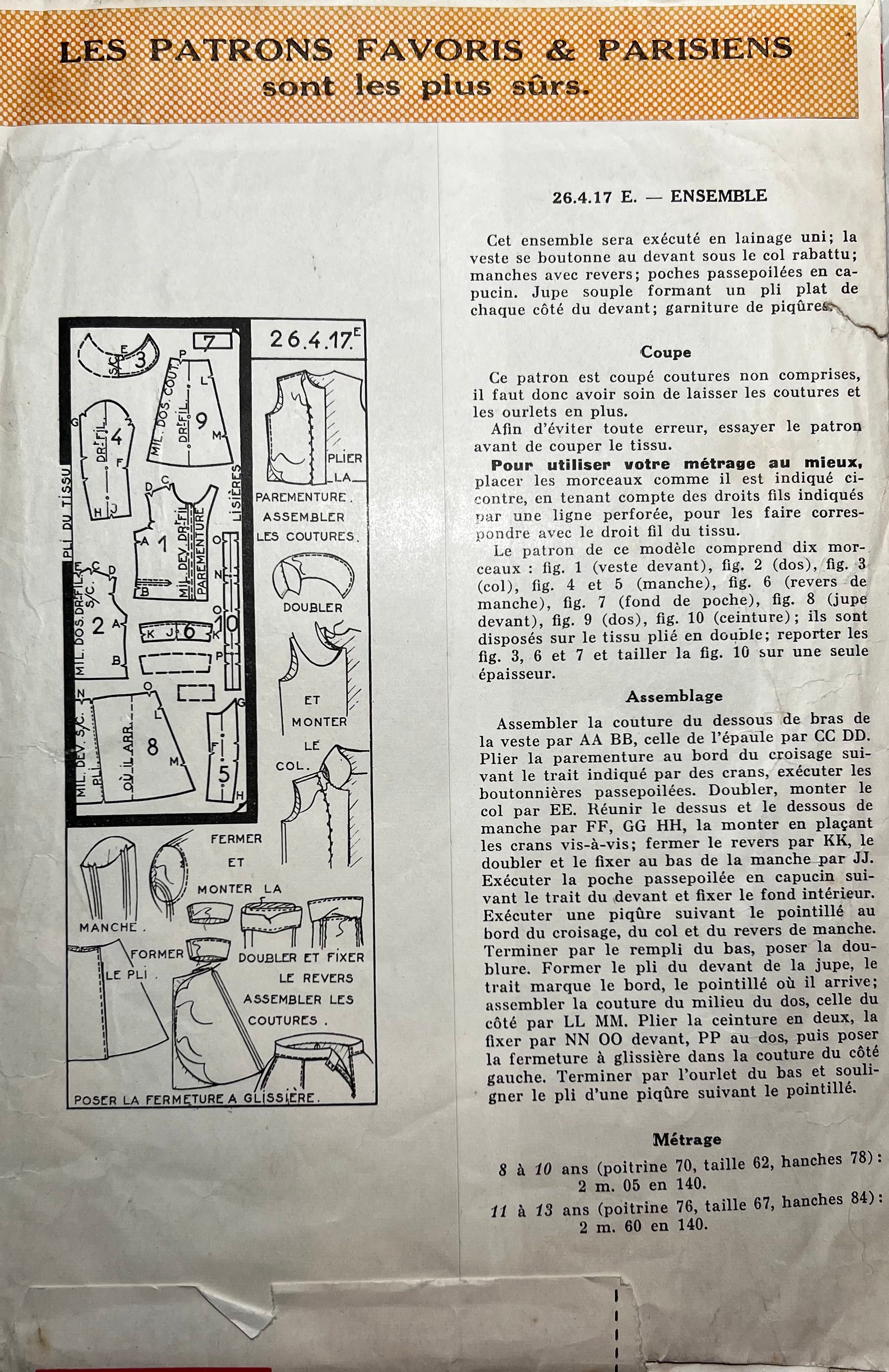 Verso de la pochette