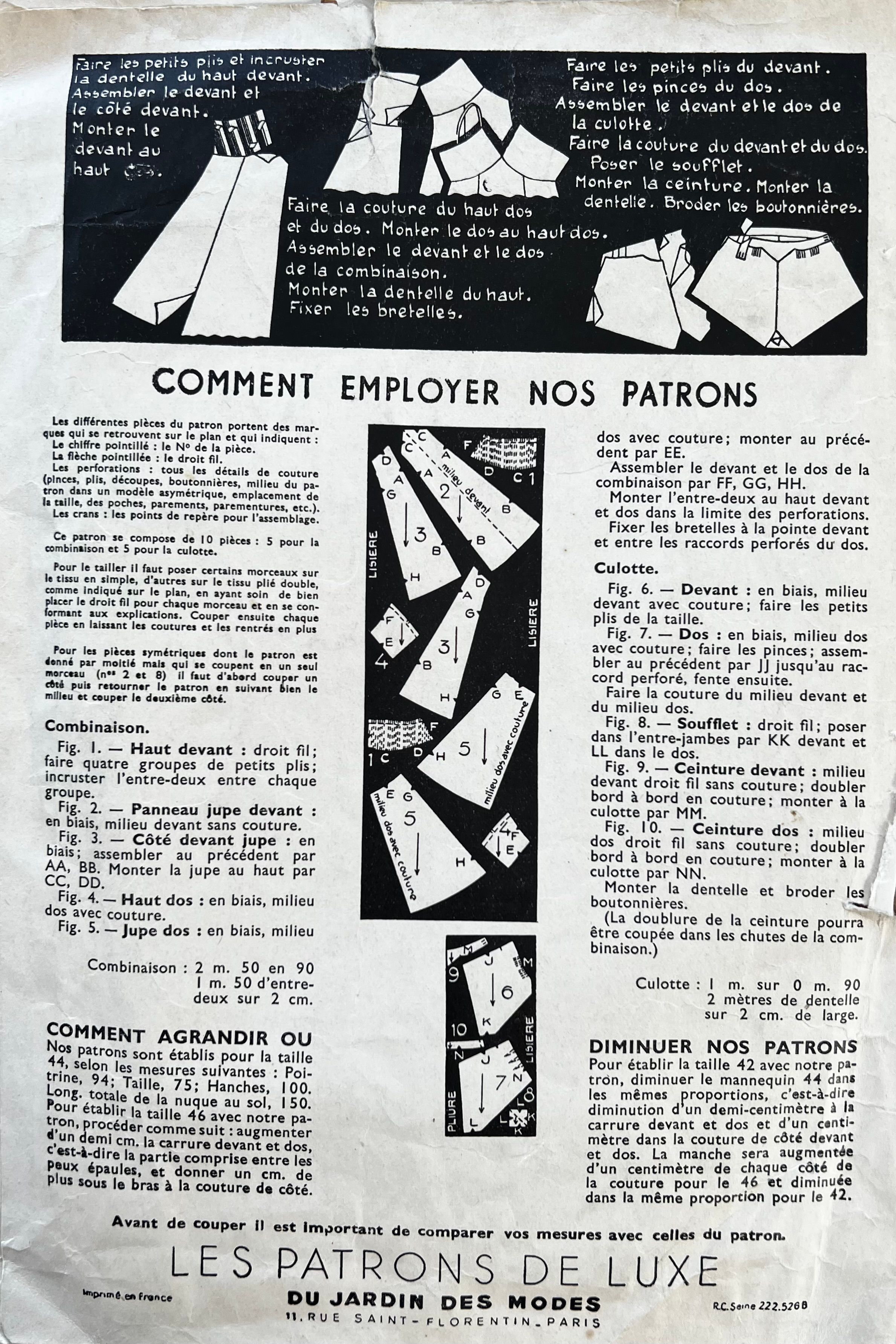 Verso de la pochette