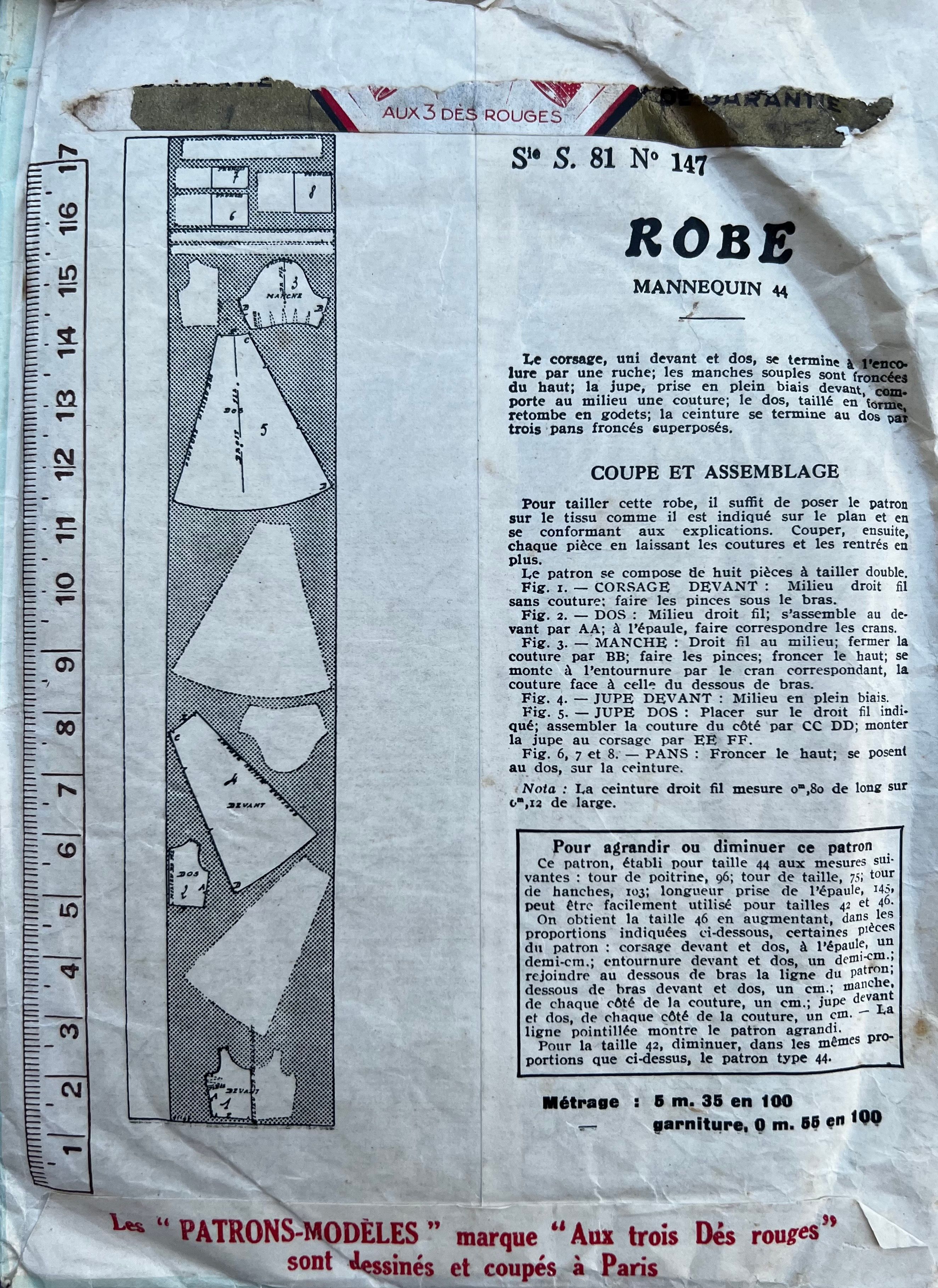 Verso de la pochette
