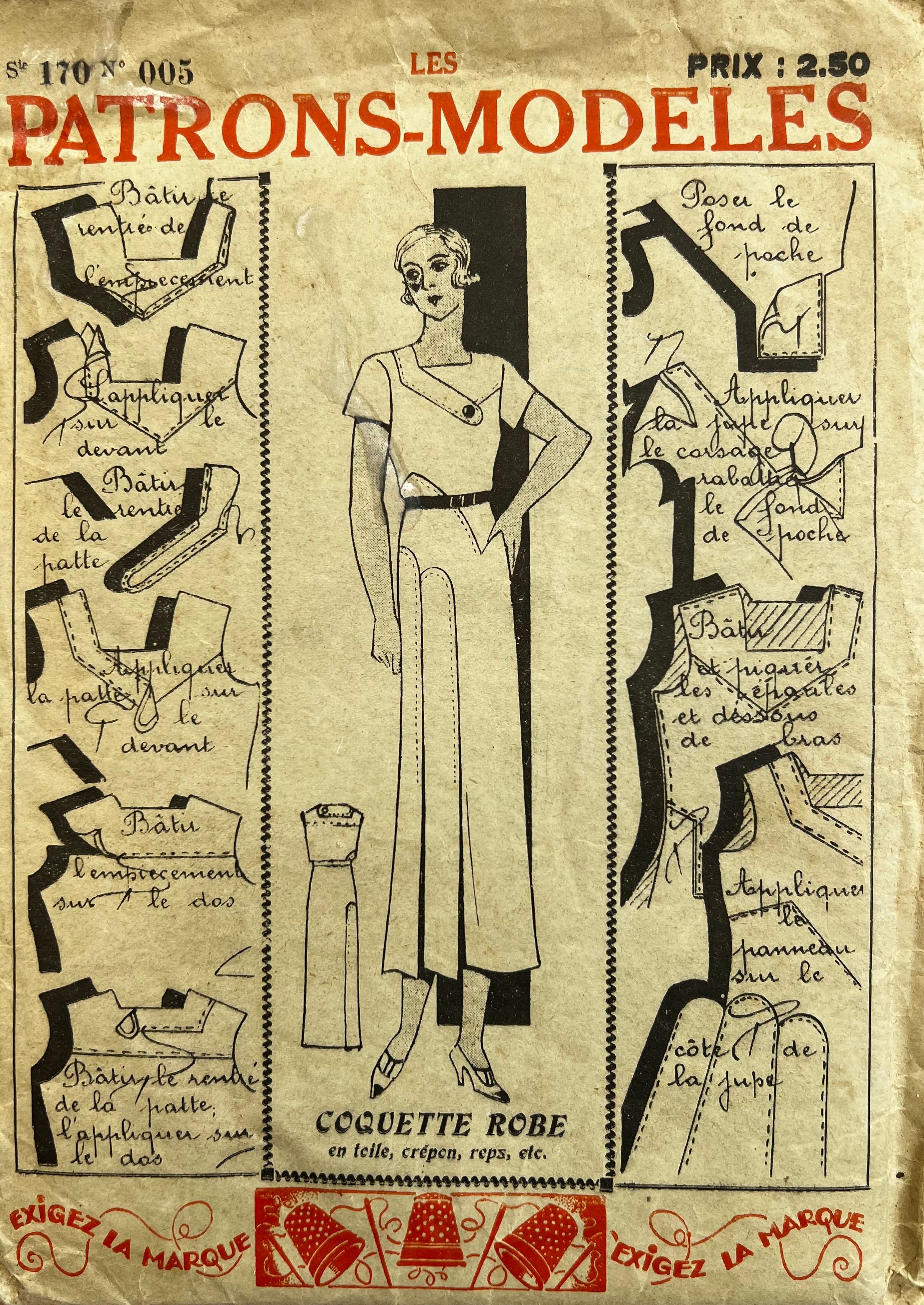 L'Écho de la Mode 170005 — Coquette Robe