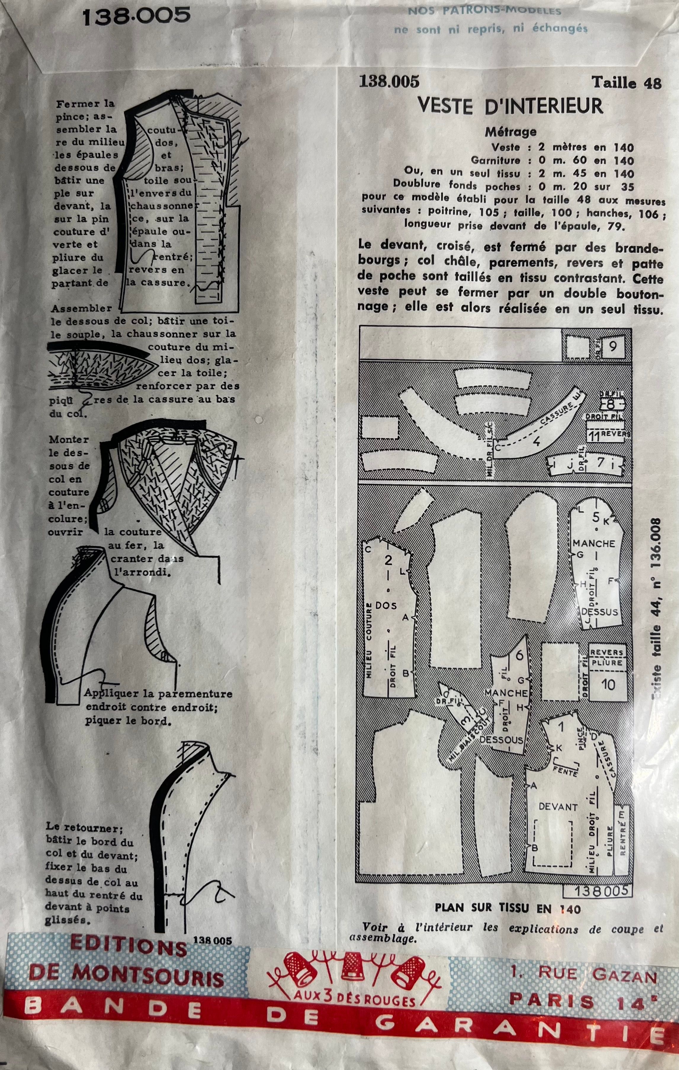 Verso de la pochette