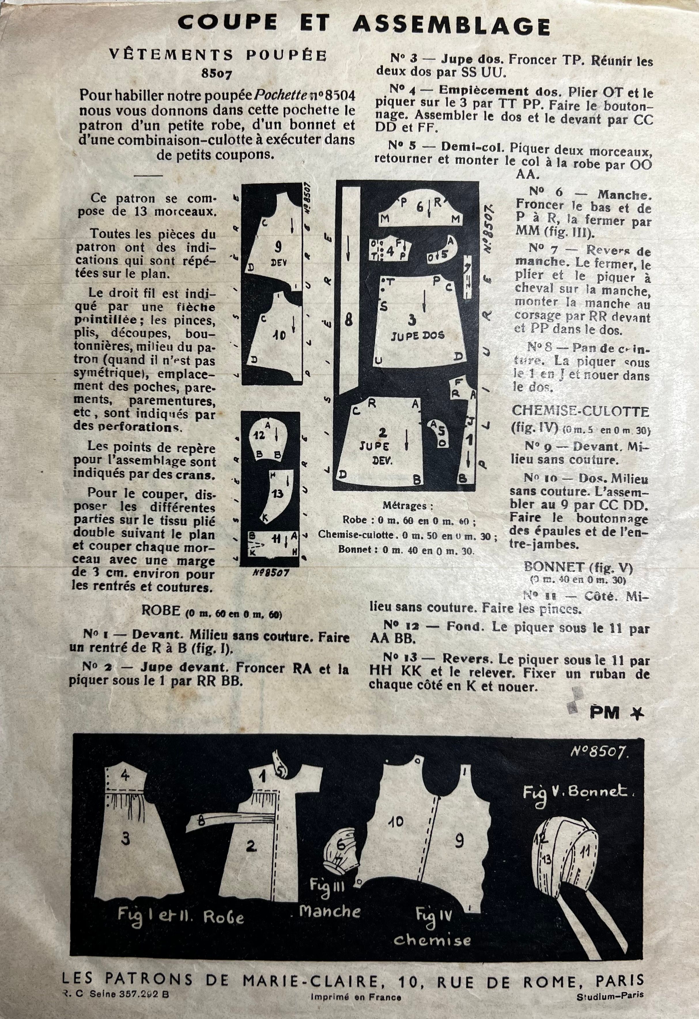 Verso de la pochette