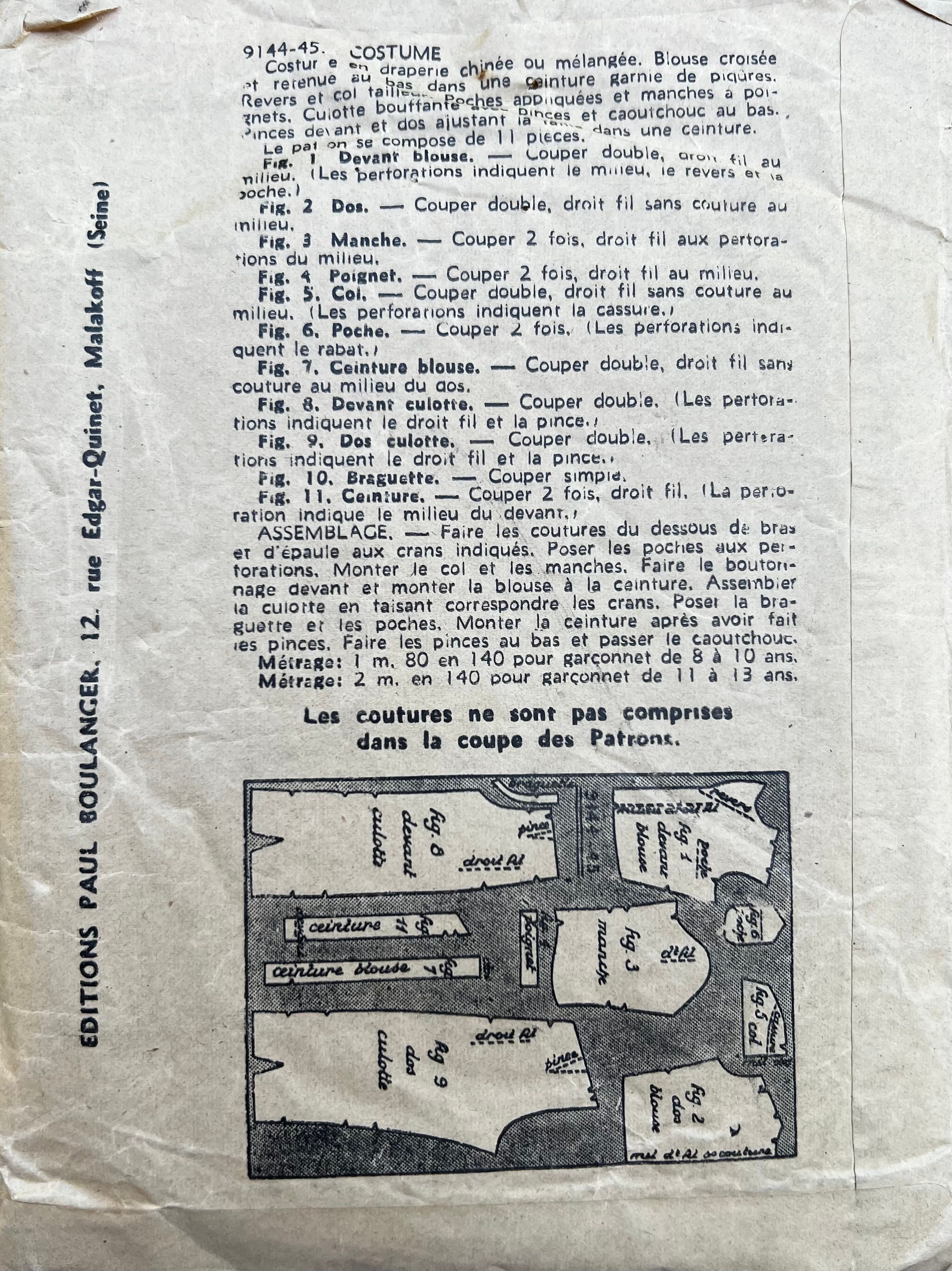 Verso de la pochette