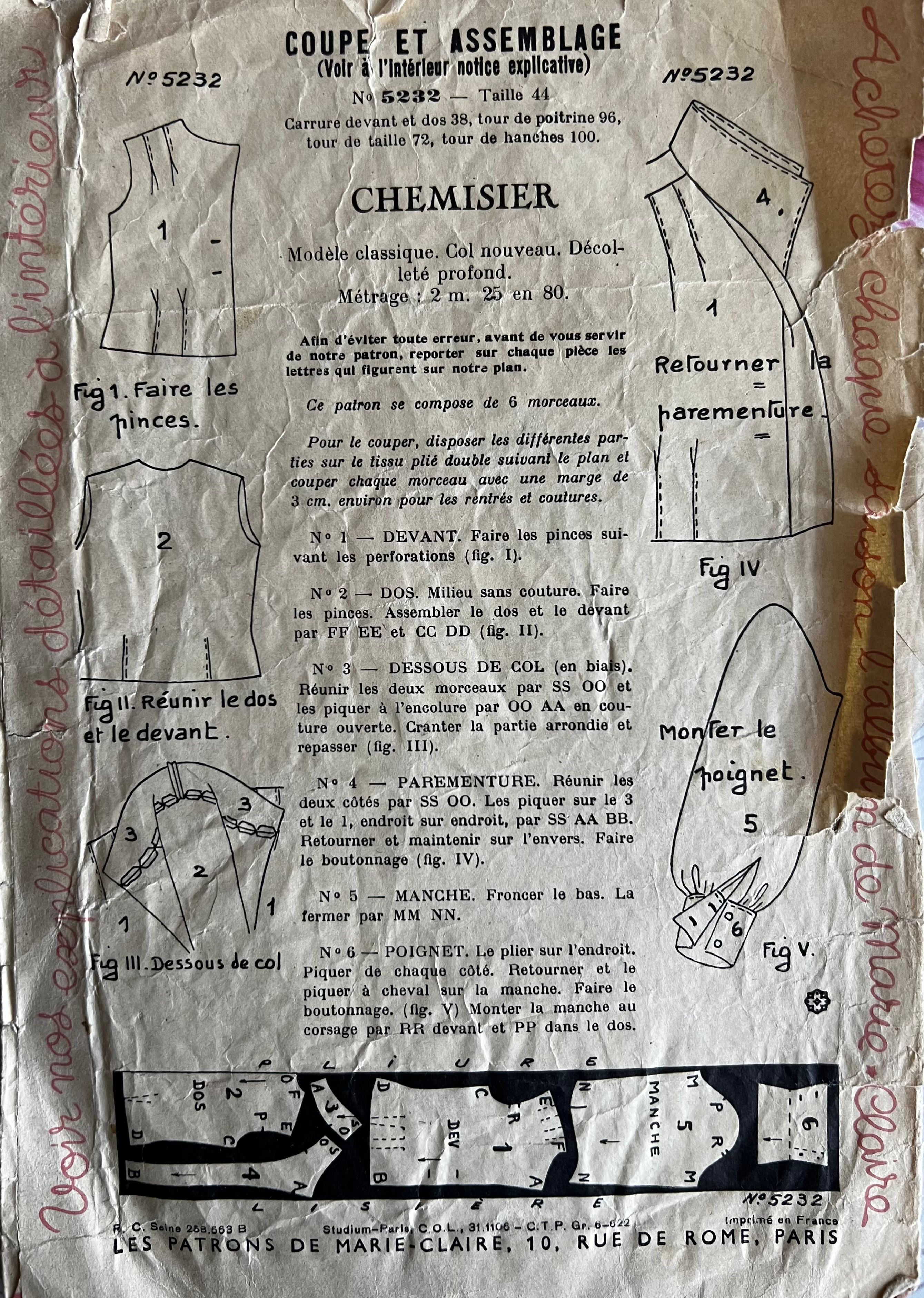 Verso de la pochette