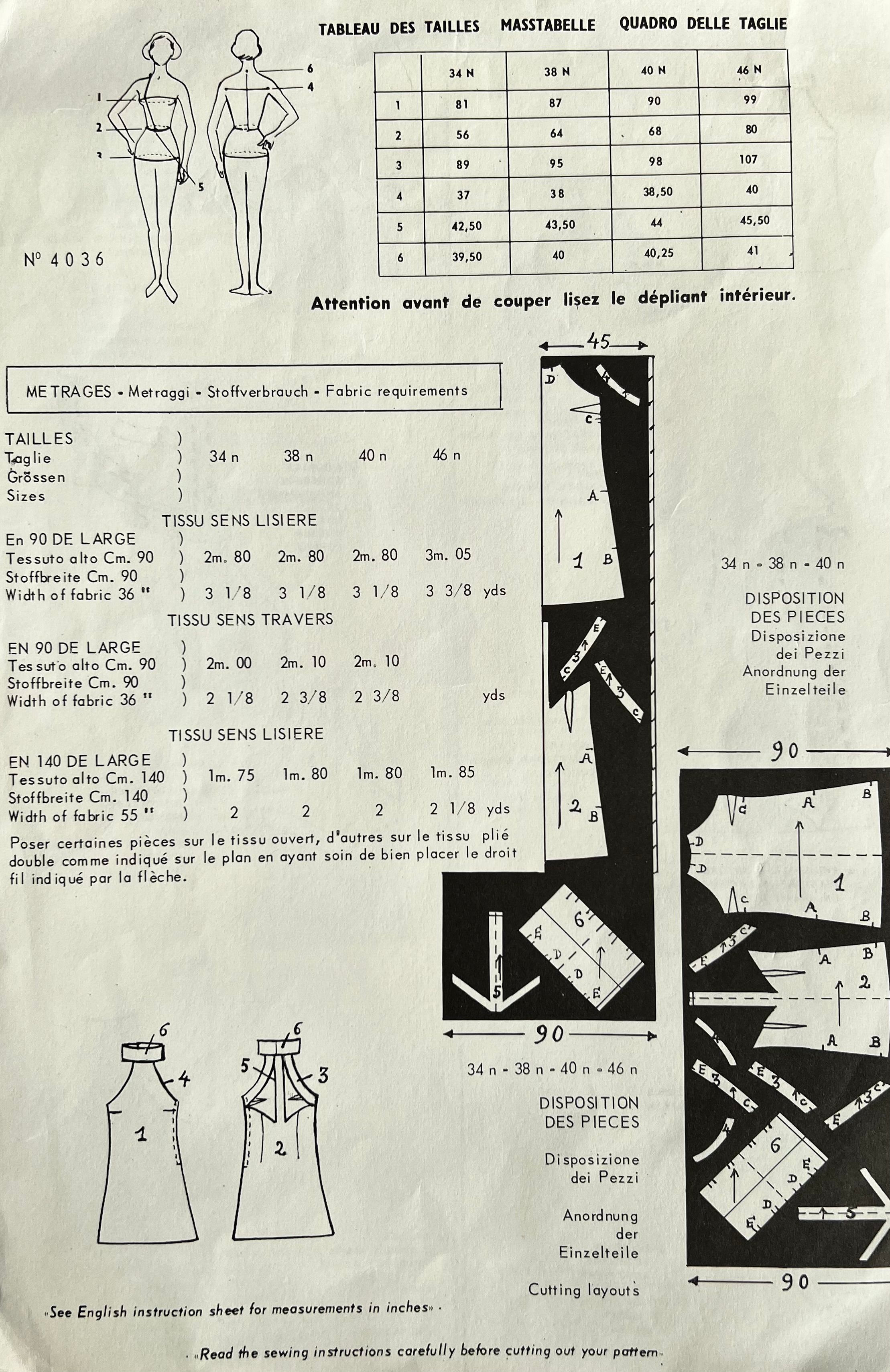 Verso de la pochette