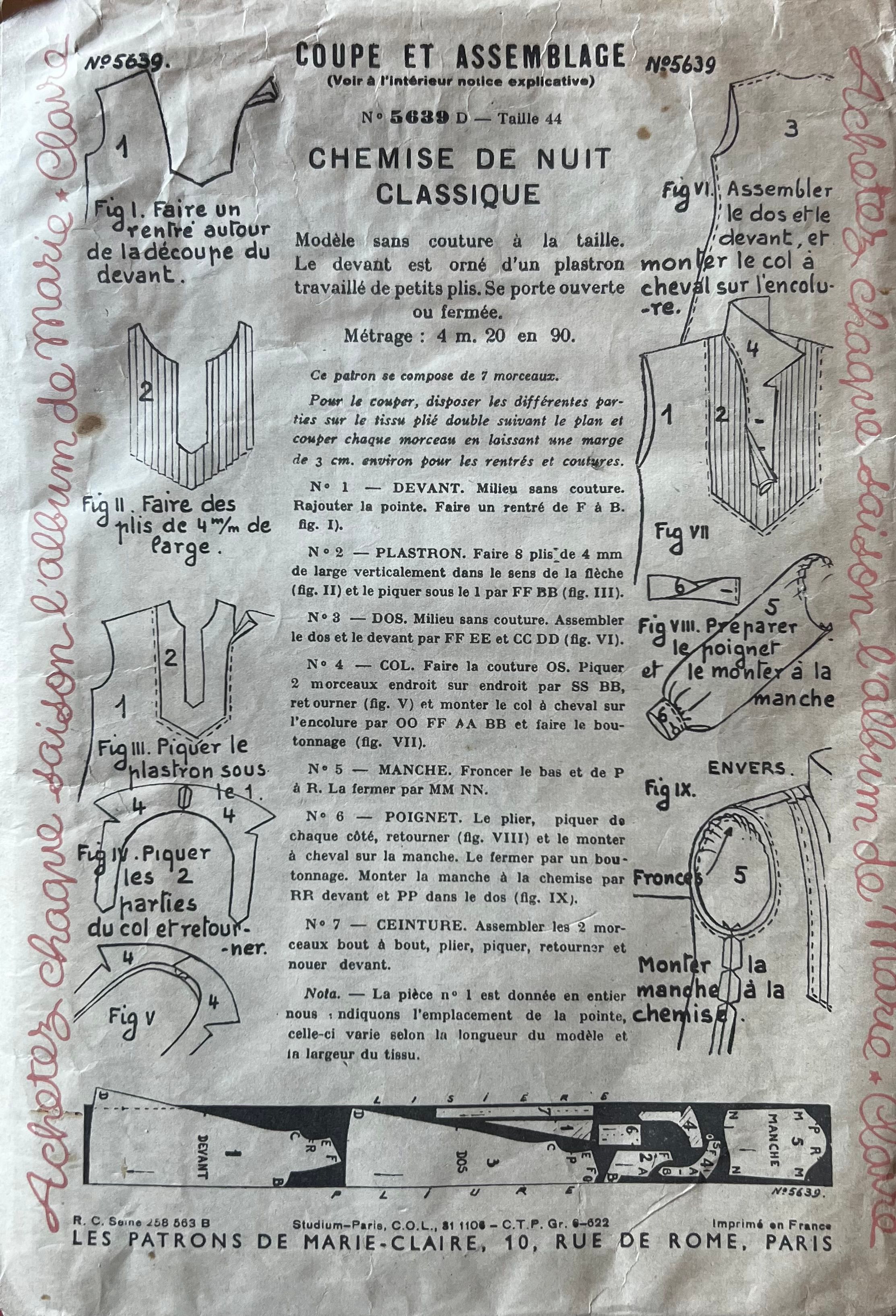 Verso de la pochette