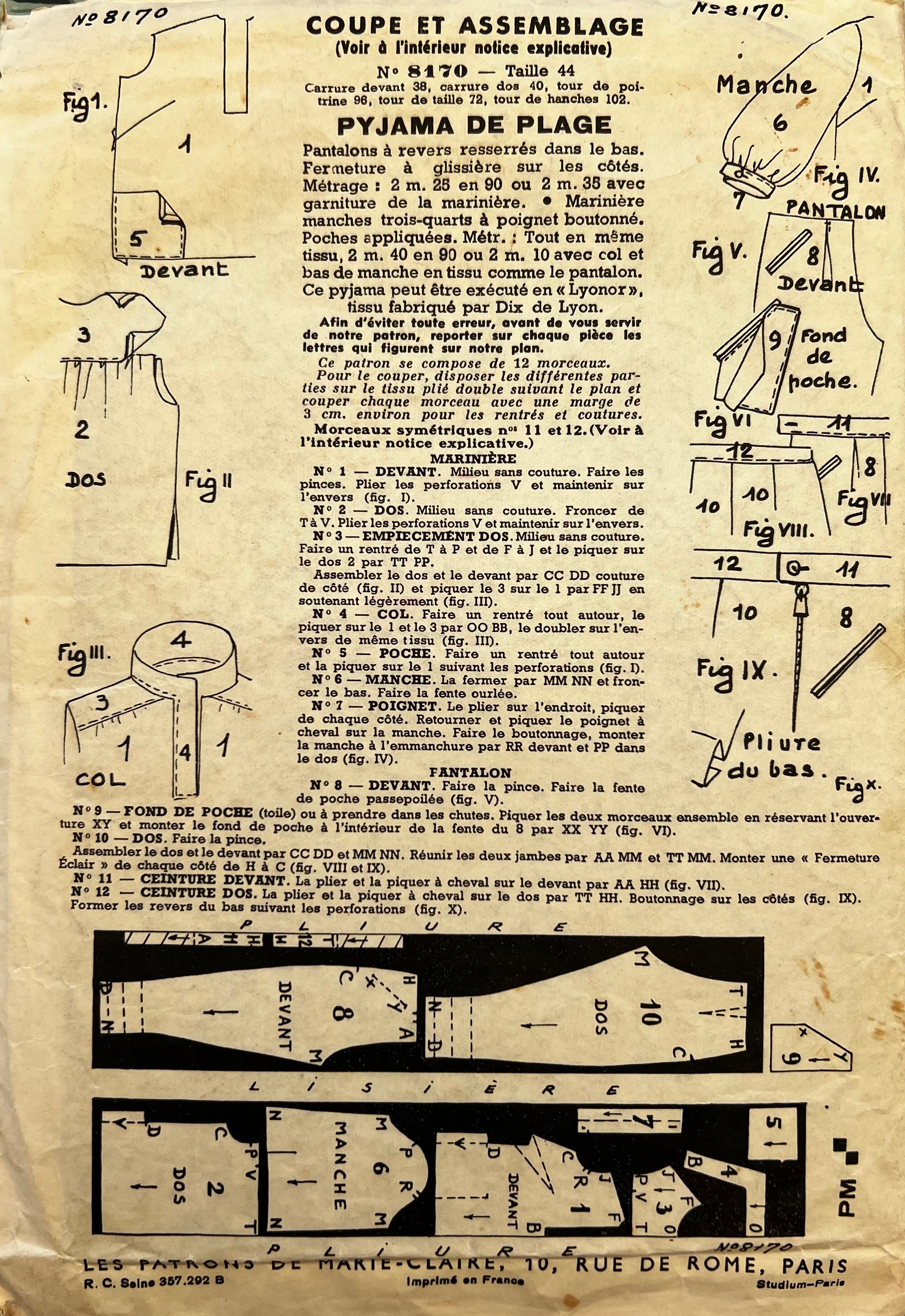 Verso de la pochette