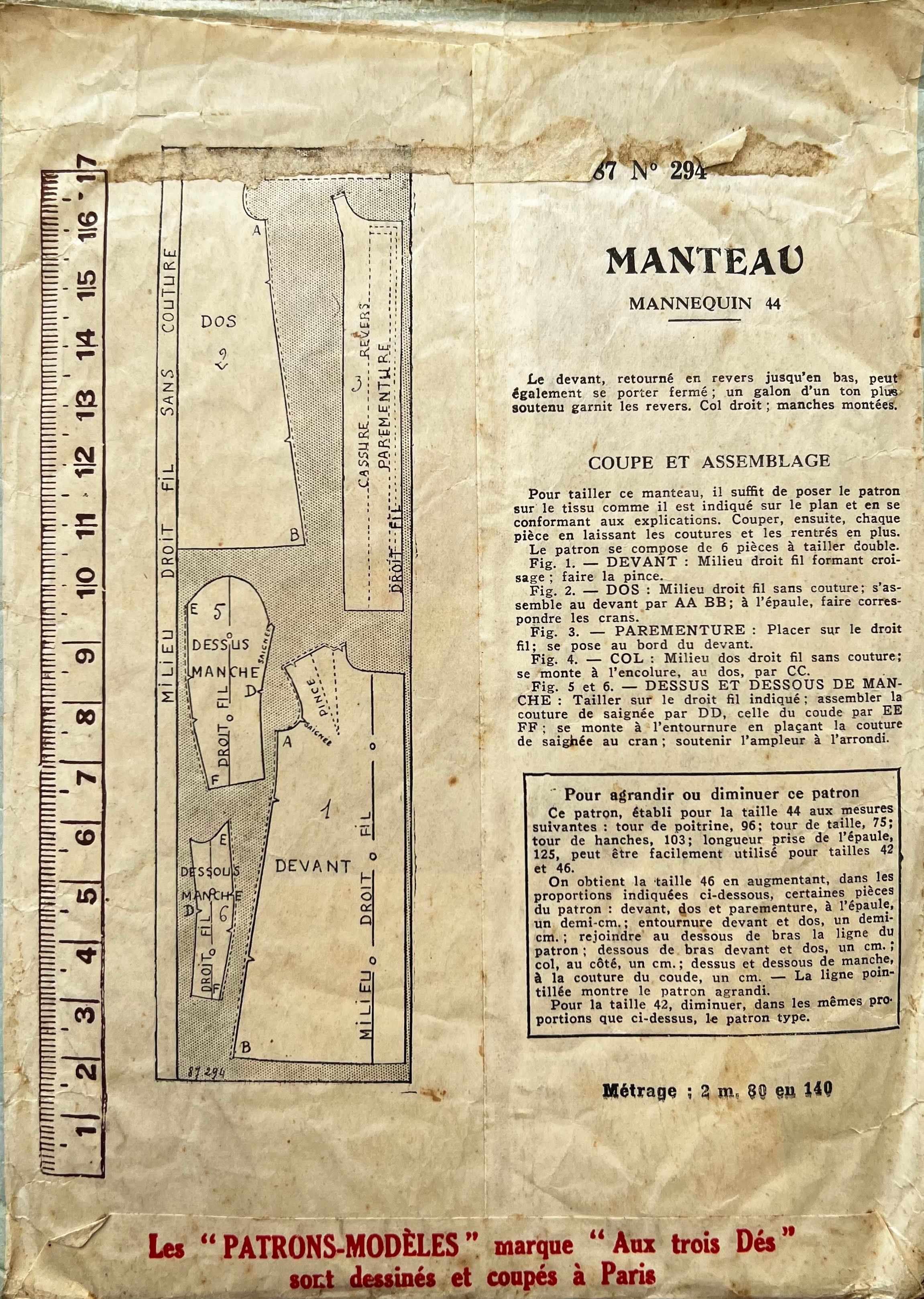 Verso de la pochette