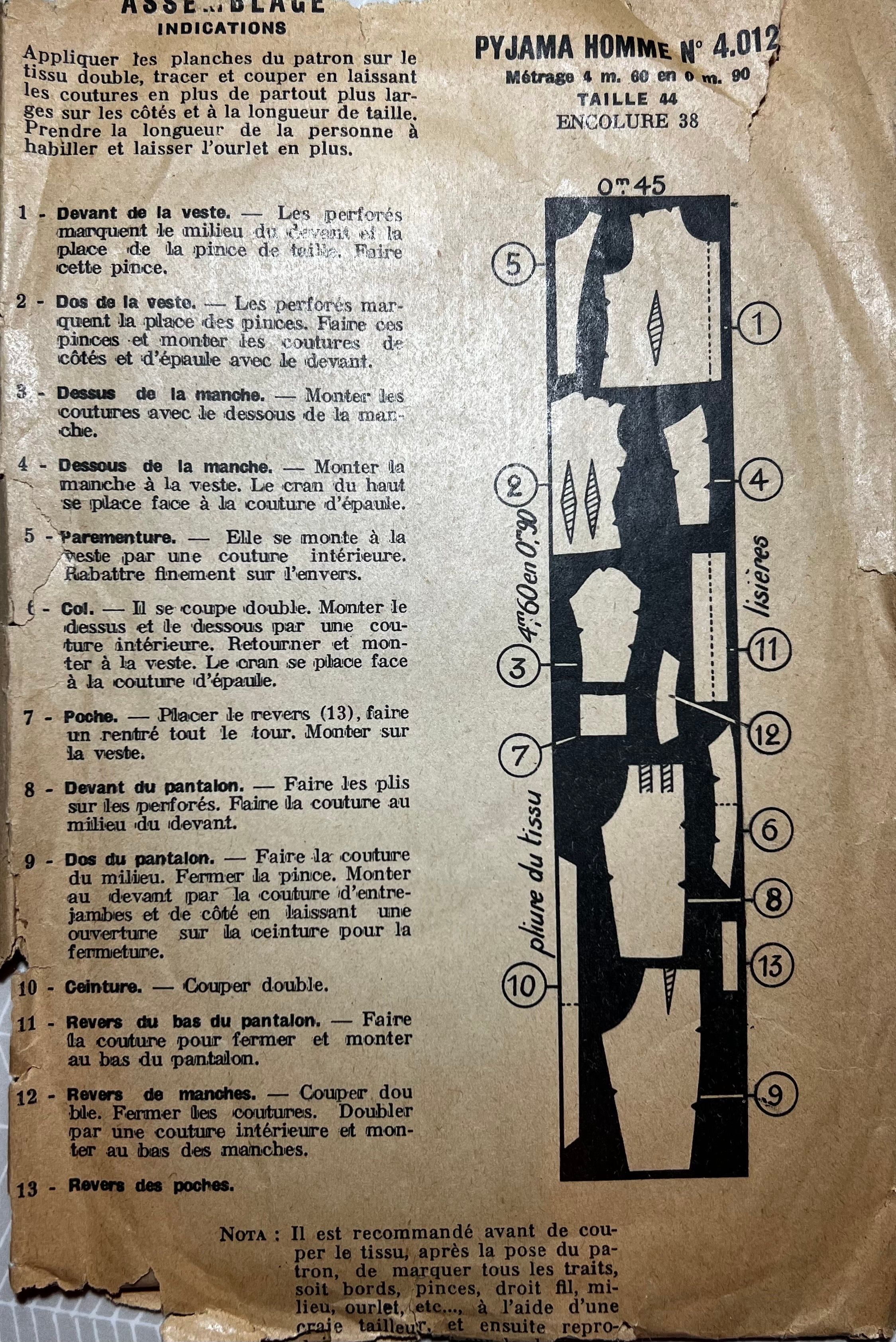 Verso de la pochette
