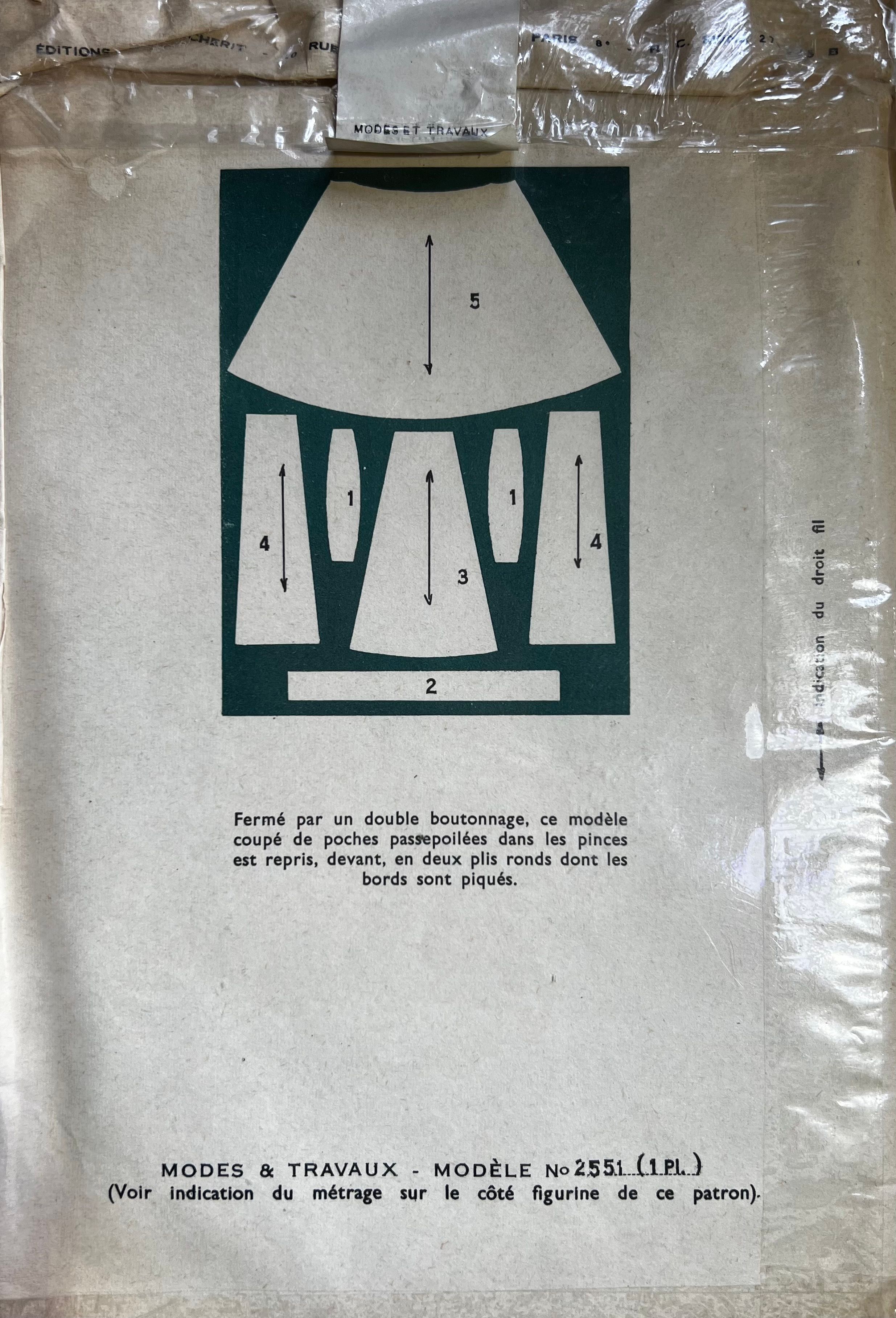 Verso de la pochette