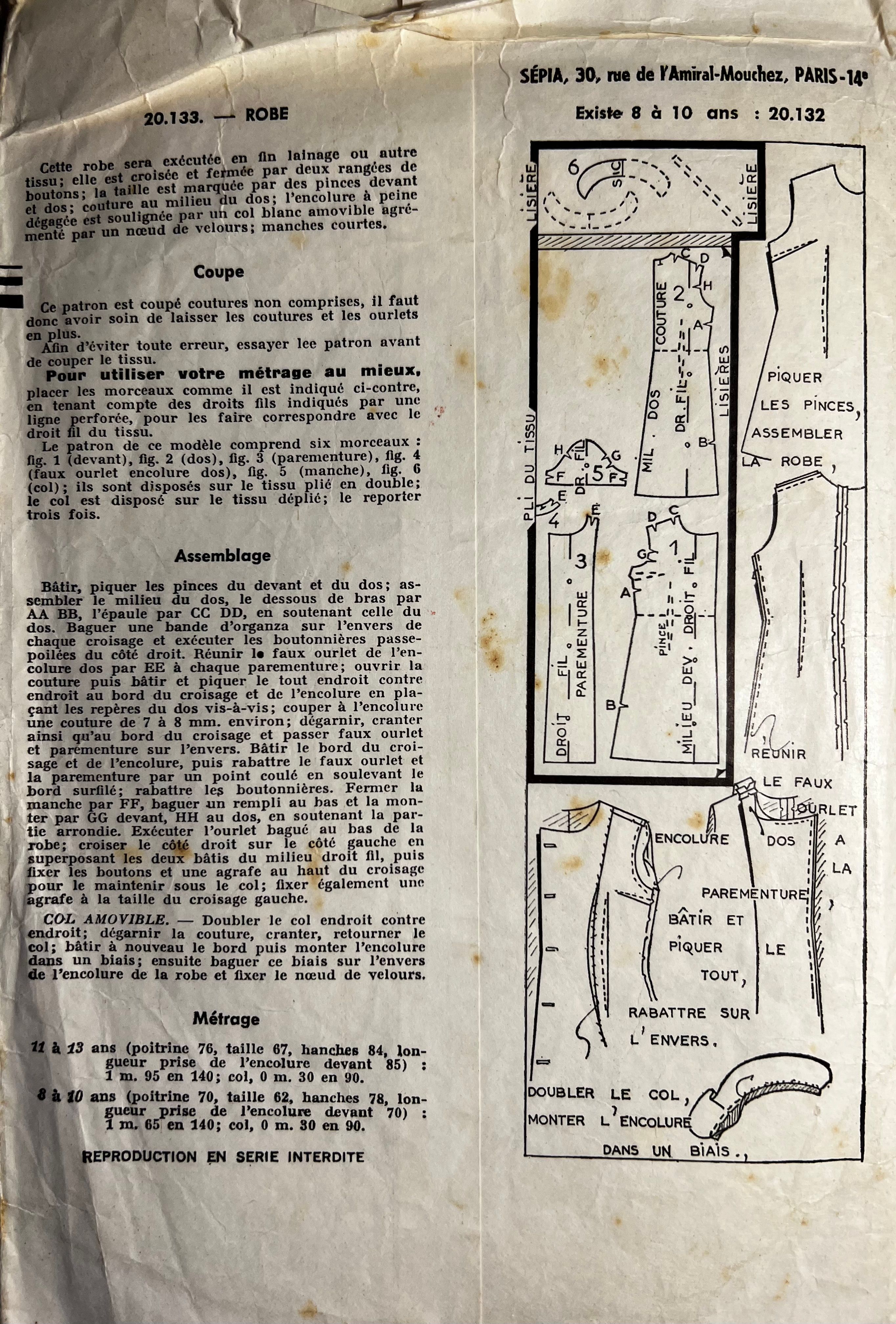 Verso de la pochette