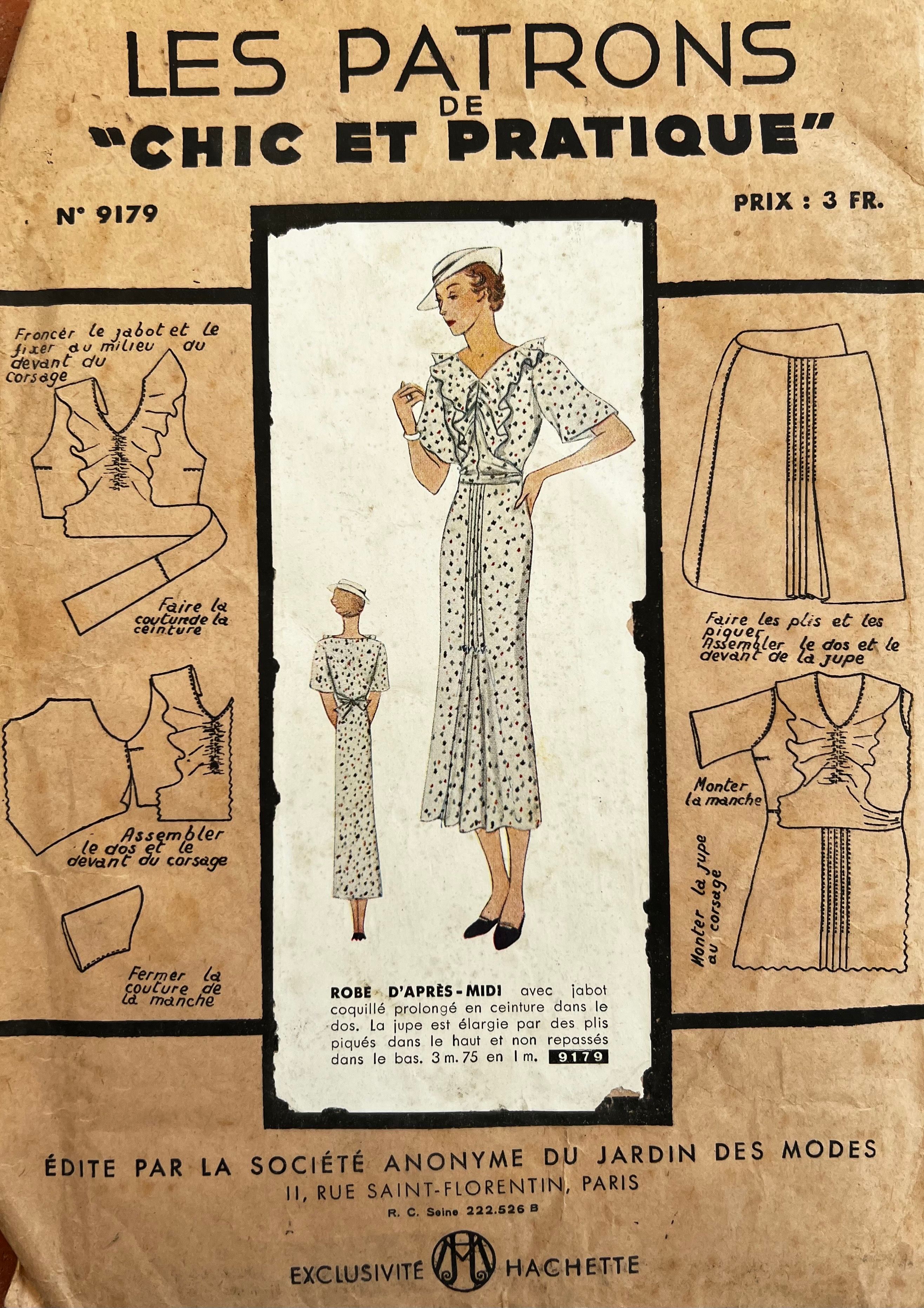 Chic et Pratique 9179 — Robe d'après-midi