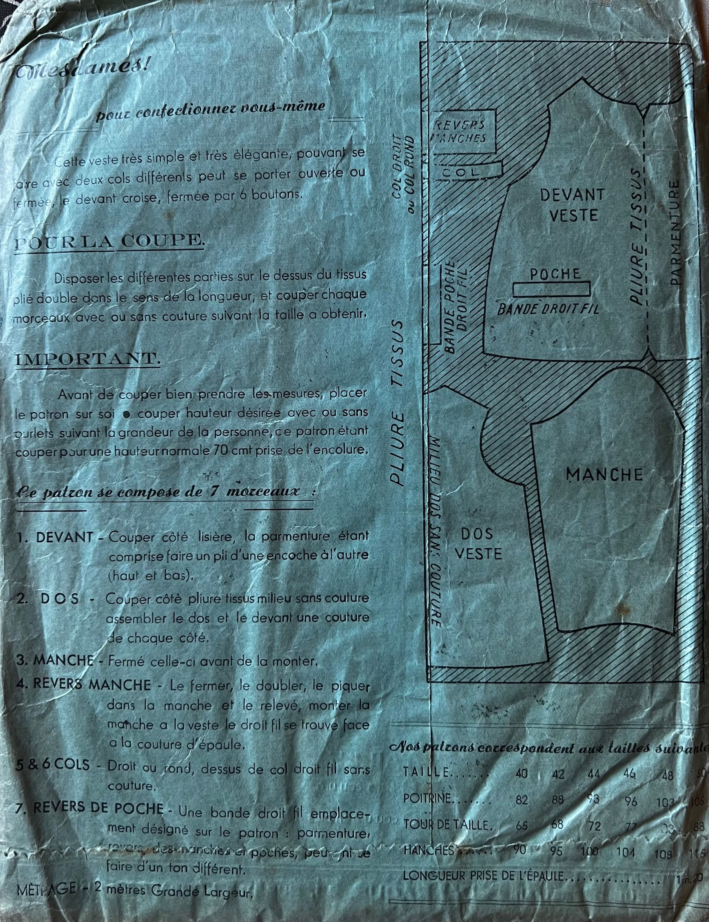 Envelope back