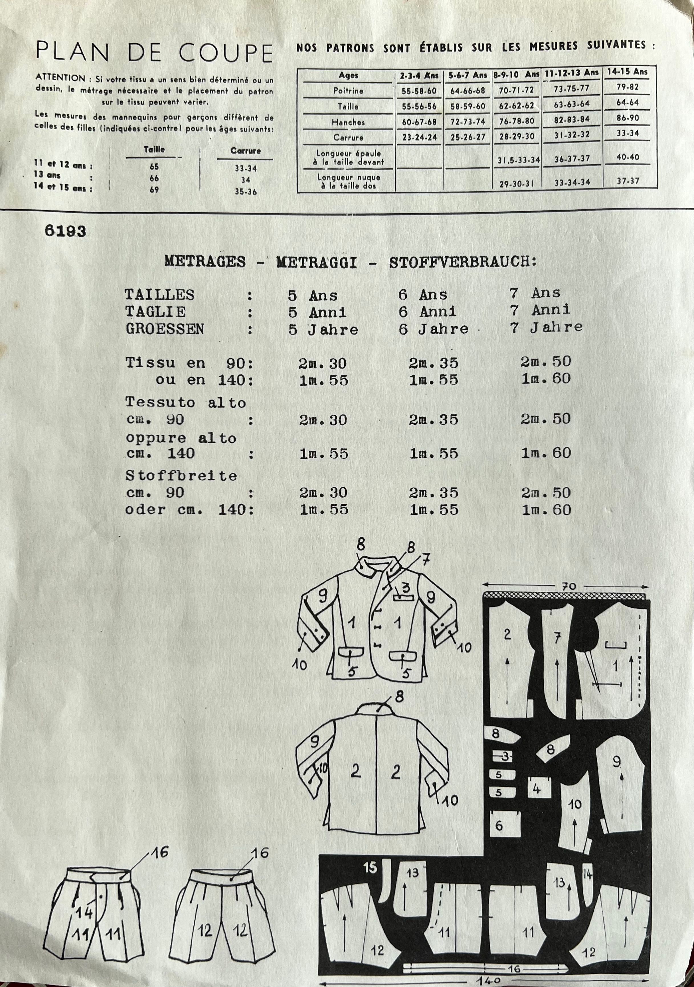 Verso de la pochette