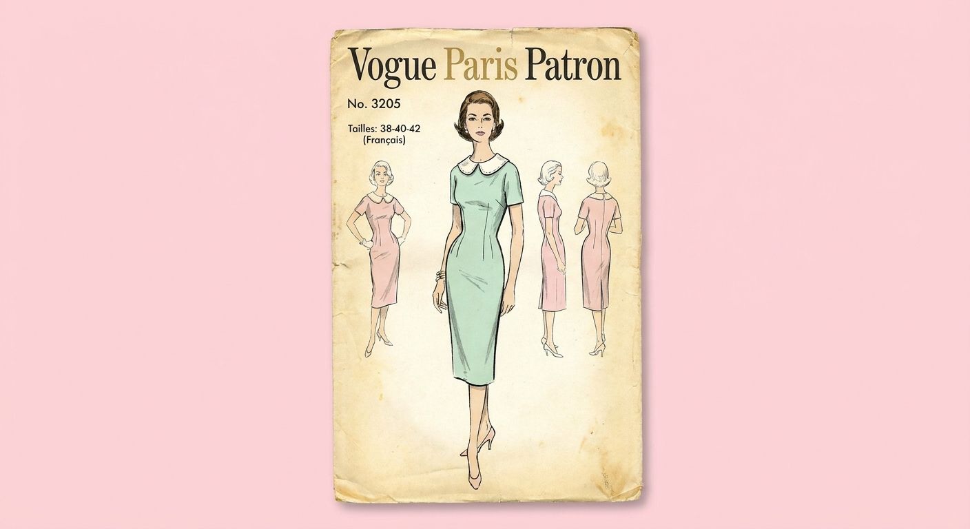 Vogue 1234 — Robe fourreau