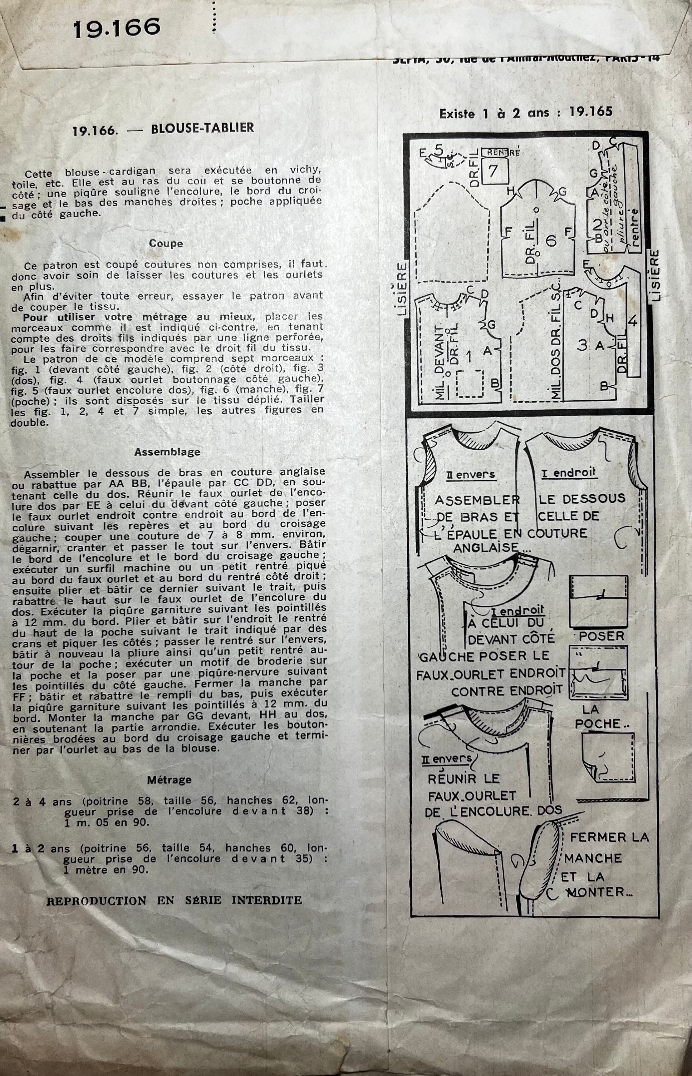Verso de la pochette