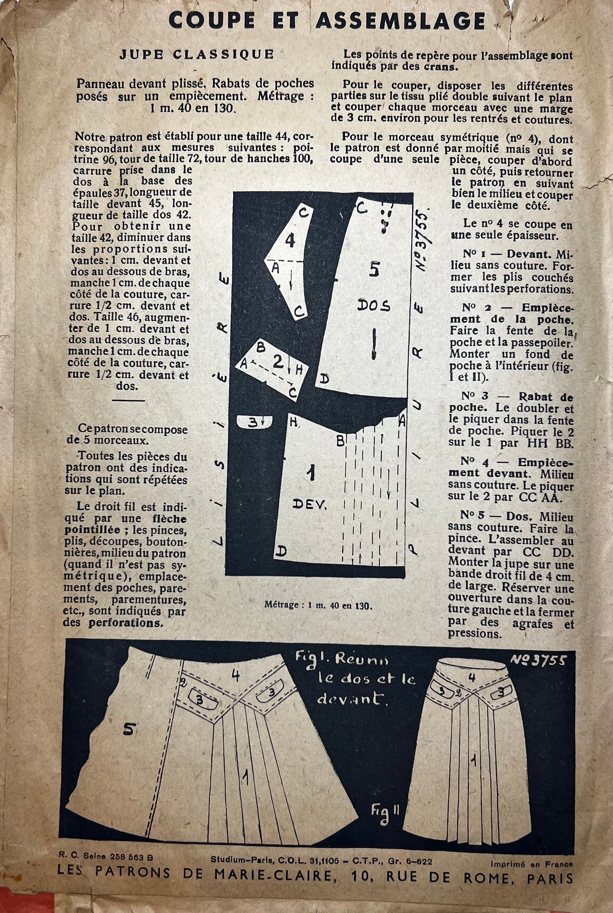 Verso de la pochette