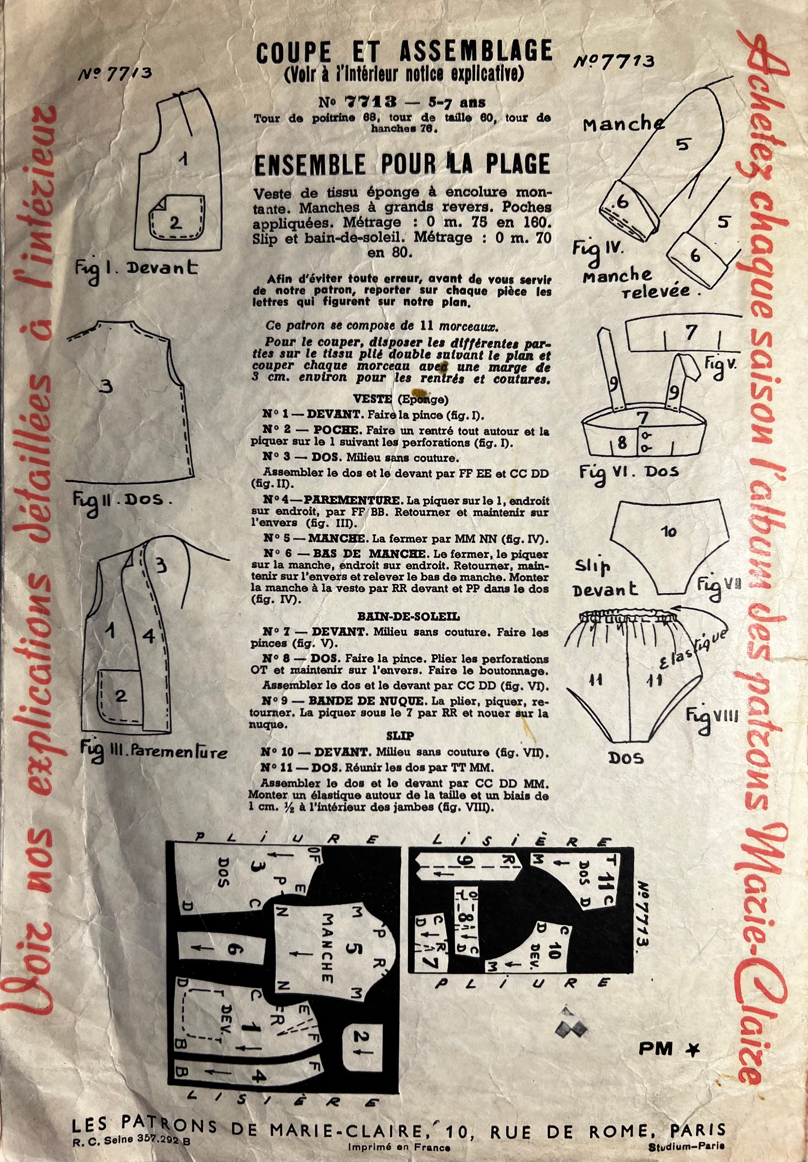 Verso de la pochette