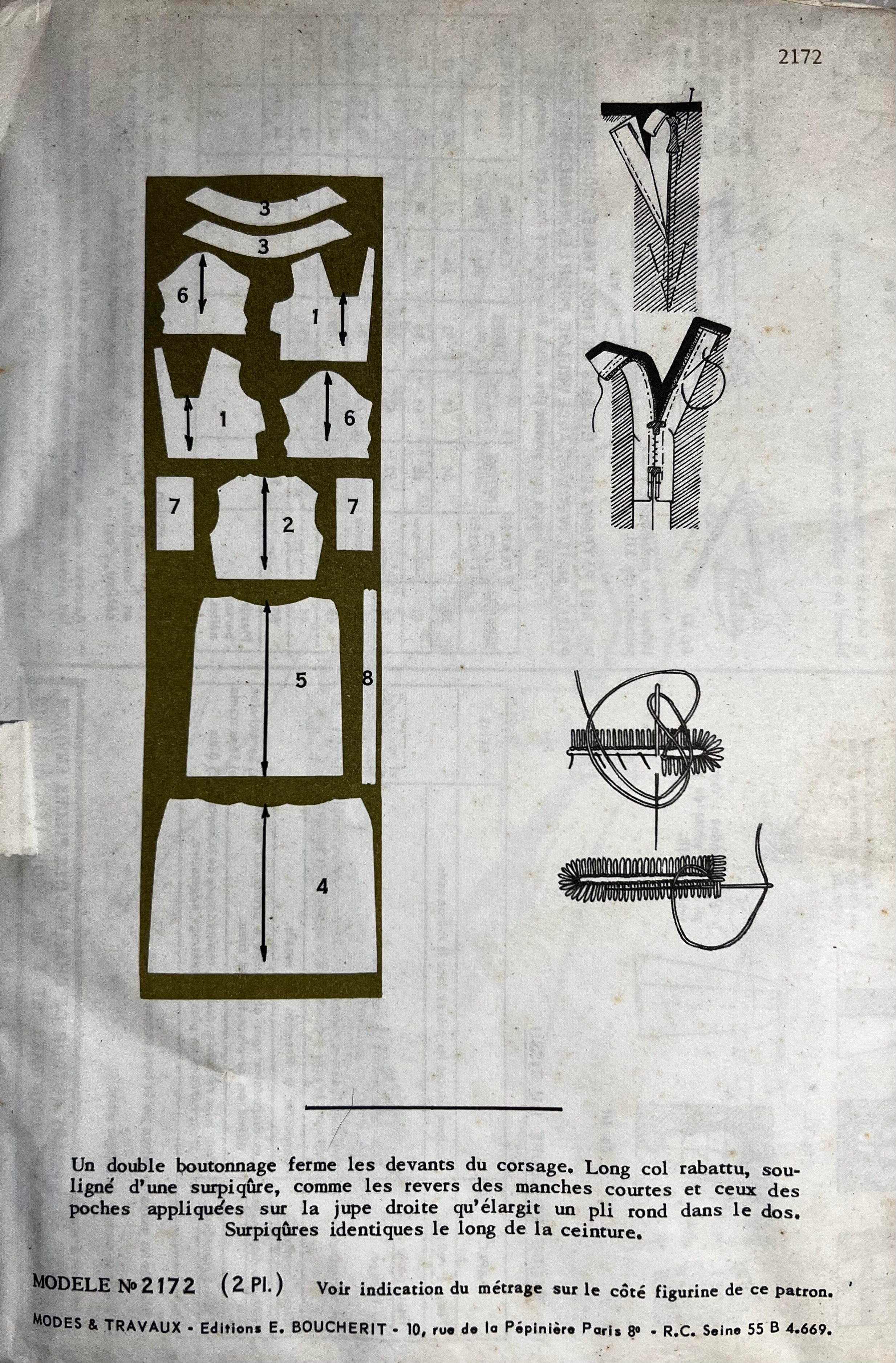 Verso de la pochette
