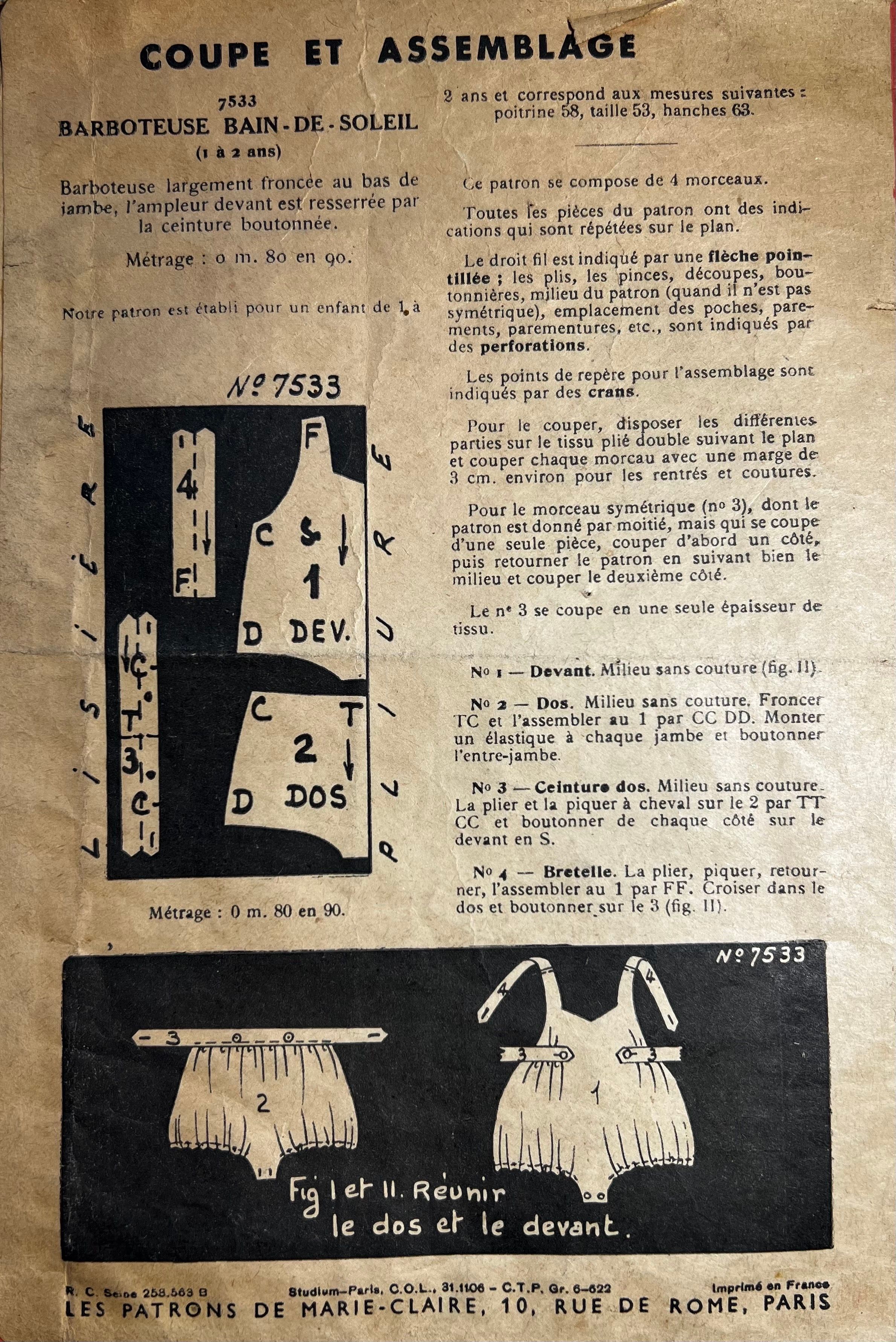 Verso de la pochette