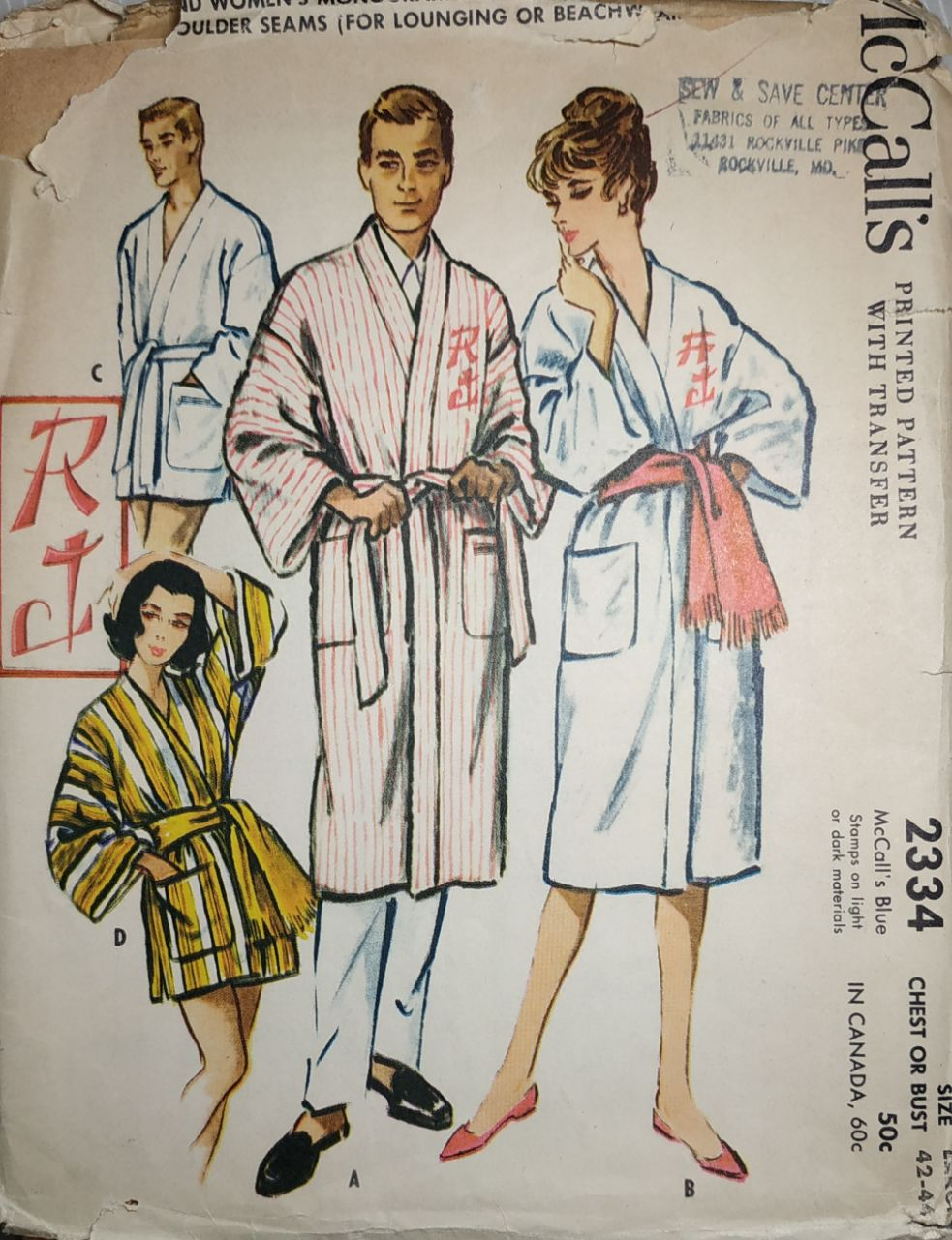 Envelope front