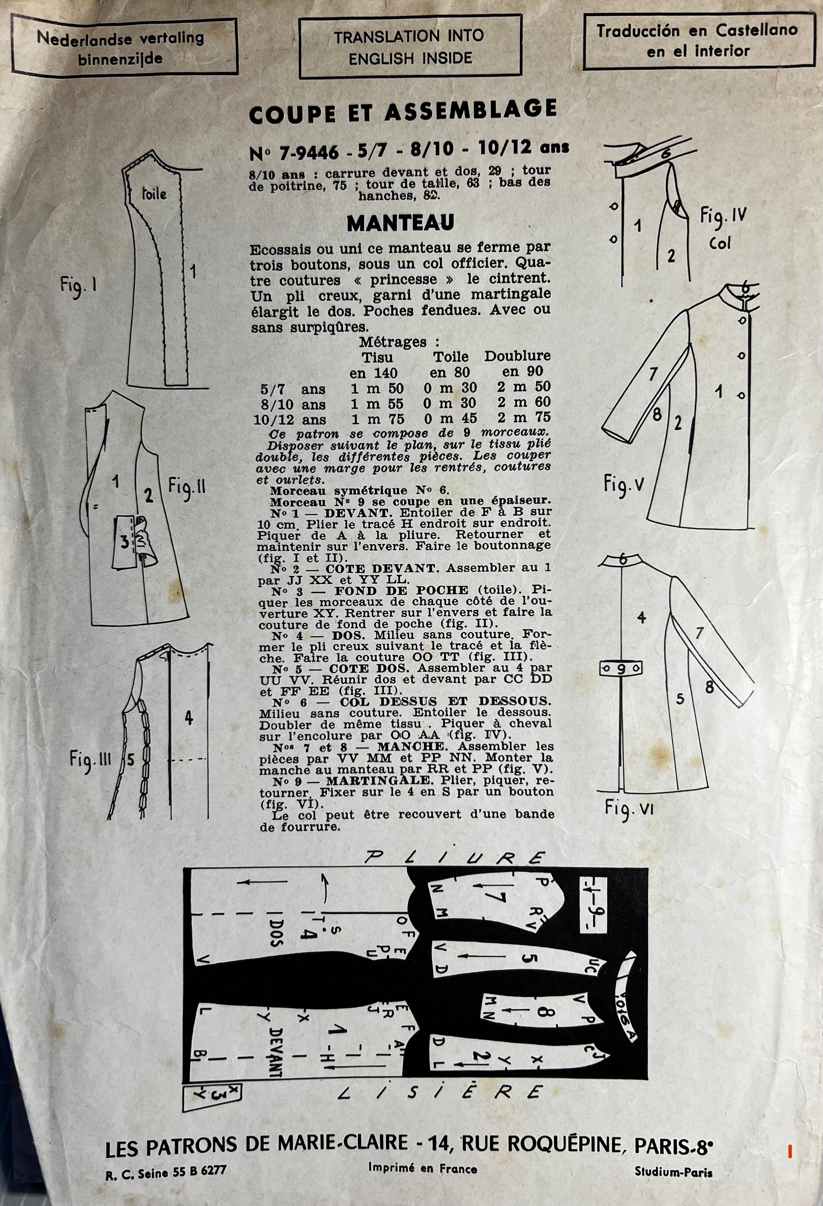 Verso de la pochette