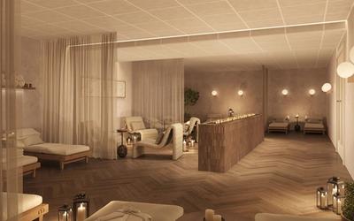 Enter St. Elisabeth Suites sauna